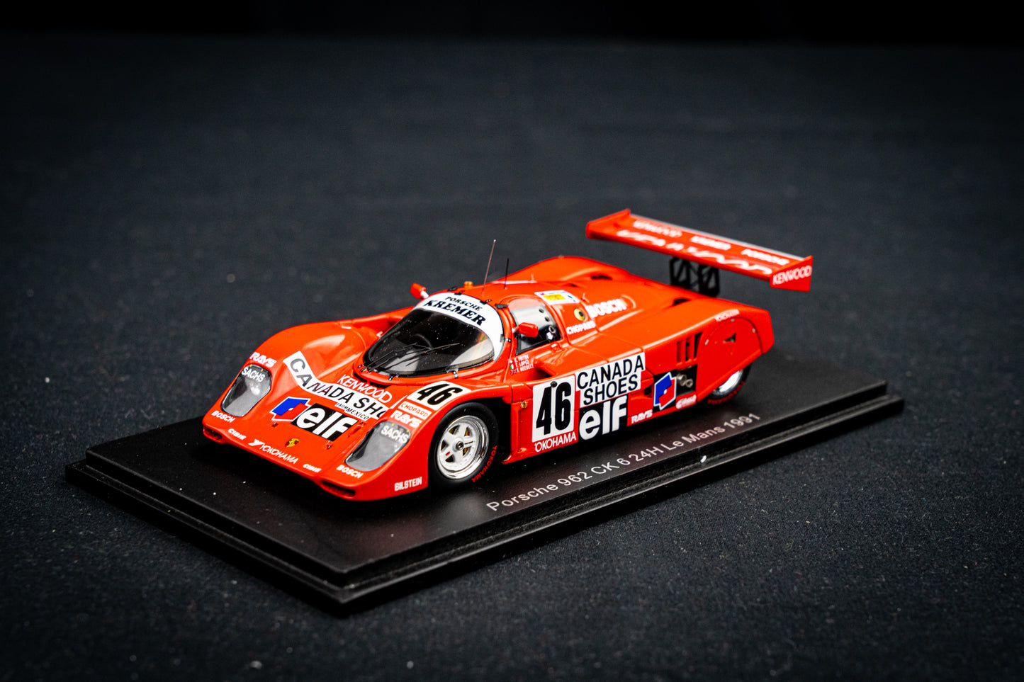 Porsche 962 CK6 #46 Lopez / Needell / Foitek - 24h LeMans 1991 - Spark 1:43