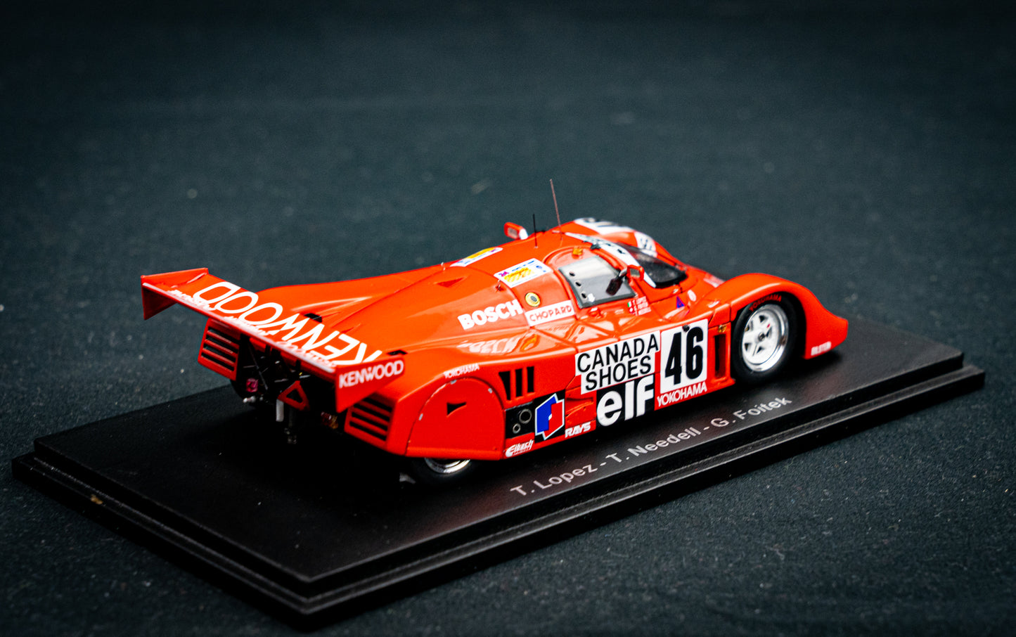 Porsche 962 CK6 #46 Lopez / Needell / Foitek - 24h LeMans 1991 - Spark 1:43