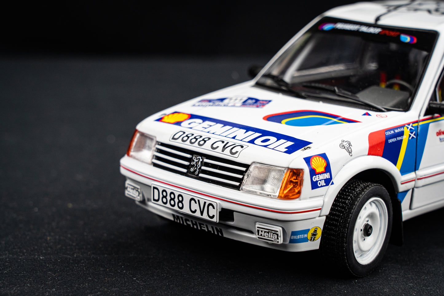 Peugeot 205 GTi #111 C. McRae / D. Ringer - Lombard RAC Rallye 1988 - Solido 1:18