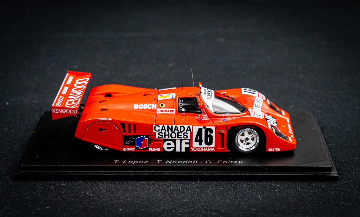 Porsche 962 CK6 #46 Lopez / Needell / Foitek - 24h LeMans 1991 - Spark 1:43