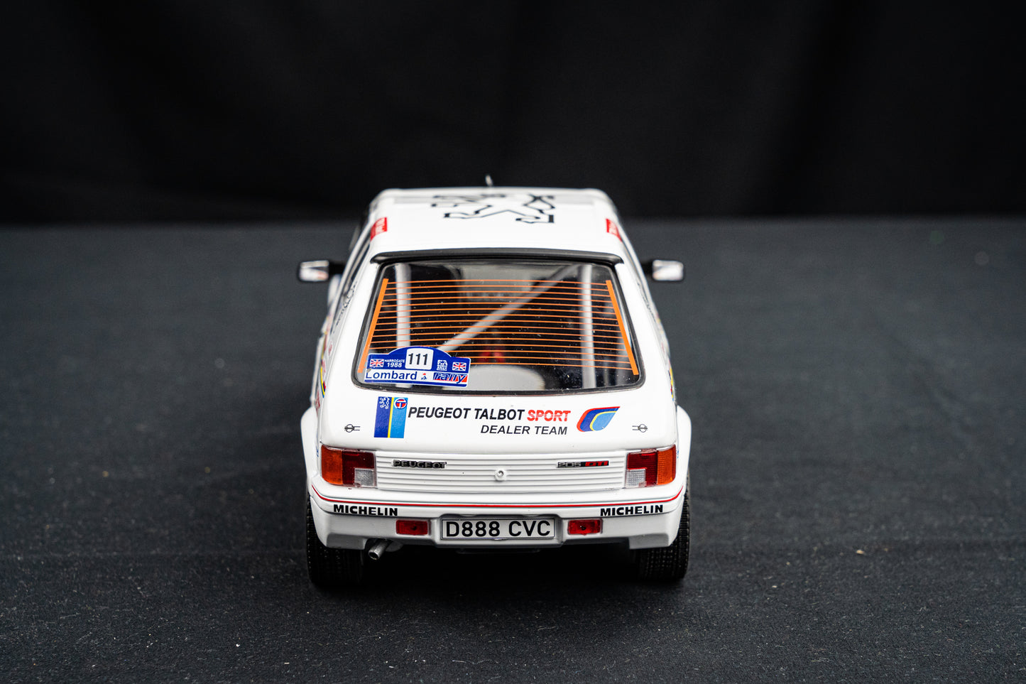 Peugeot 205 GTi #111 C. McRae / D. Ringer - Lombard RAC Rallye 1988 - Solido 1:18