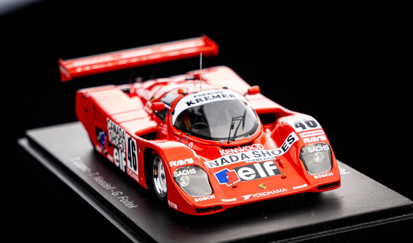 Porsche 962 CK6 #46 Lopez / Needell / Foitek - 24h LeMans 1991 - Spark 1:43