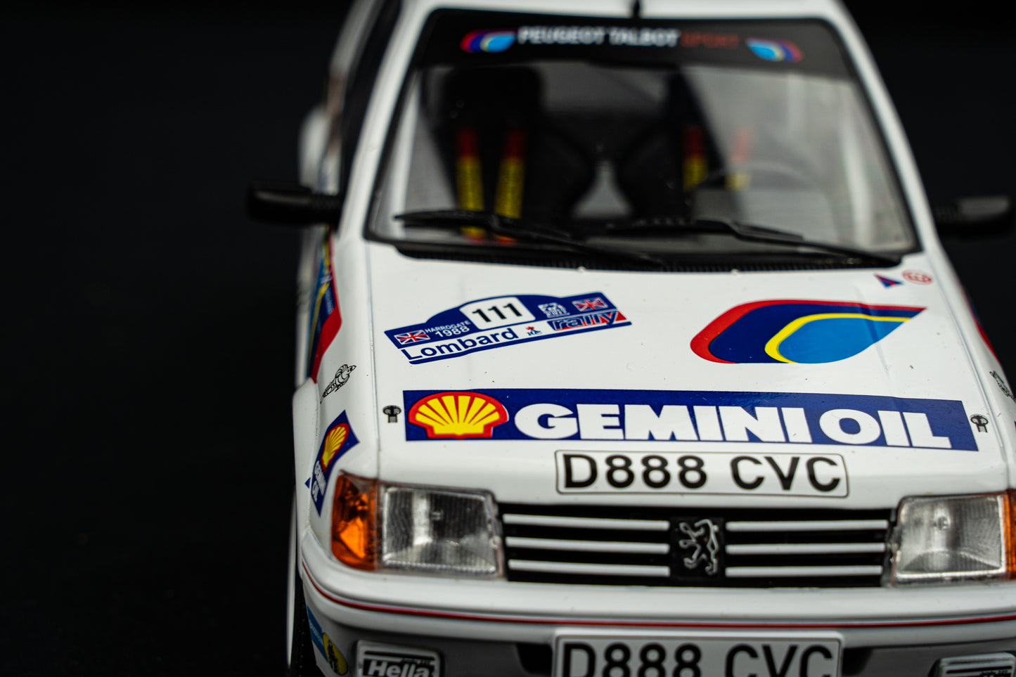 Peugeot 205 GTi #111 C. McRae / D. Ringer - Lombard RAC Rallye 1988 - Solido 1:18