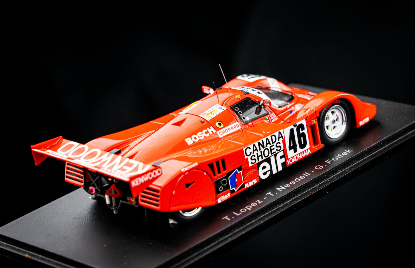 Porsche 962 CK6 #46 Lopez / Needell / Foitek - 24h LeMans 1991 - Spark 1:43
