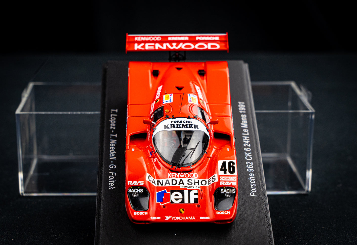 Porsche 962 CK6 #46 Lopez / Needell / Foitek - 24h LeMans 1991 - Spark 1:43