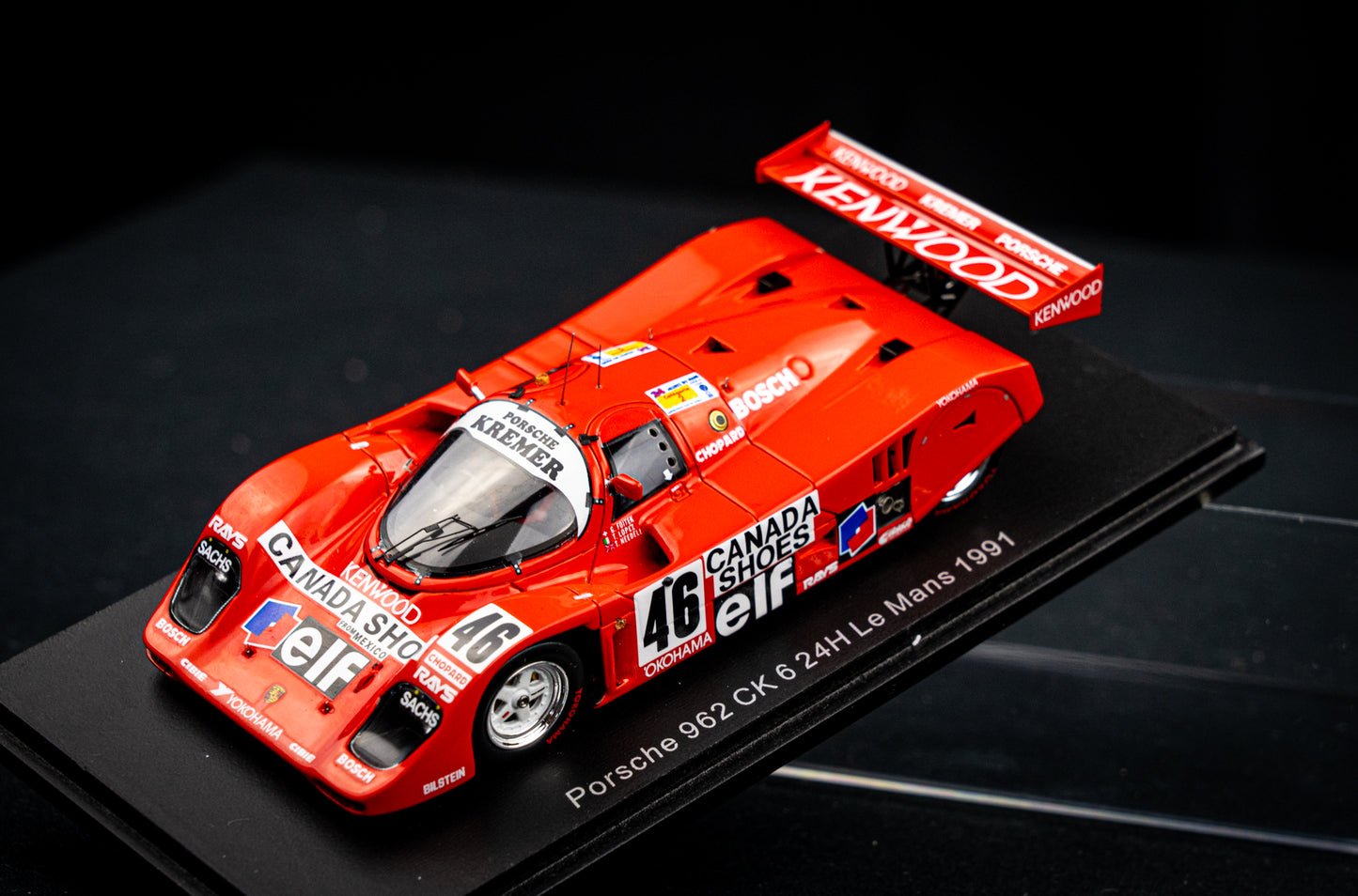Porsche 962 CK6 #46 Lopez / Needell / Foitek - 24h LeMans 1991 - Spark 1:43