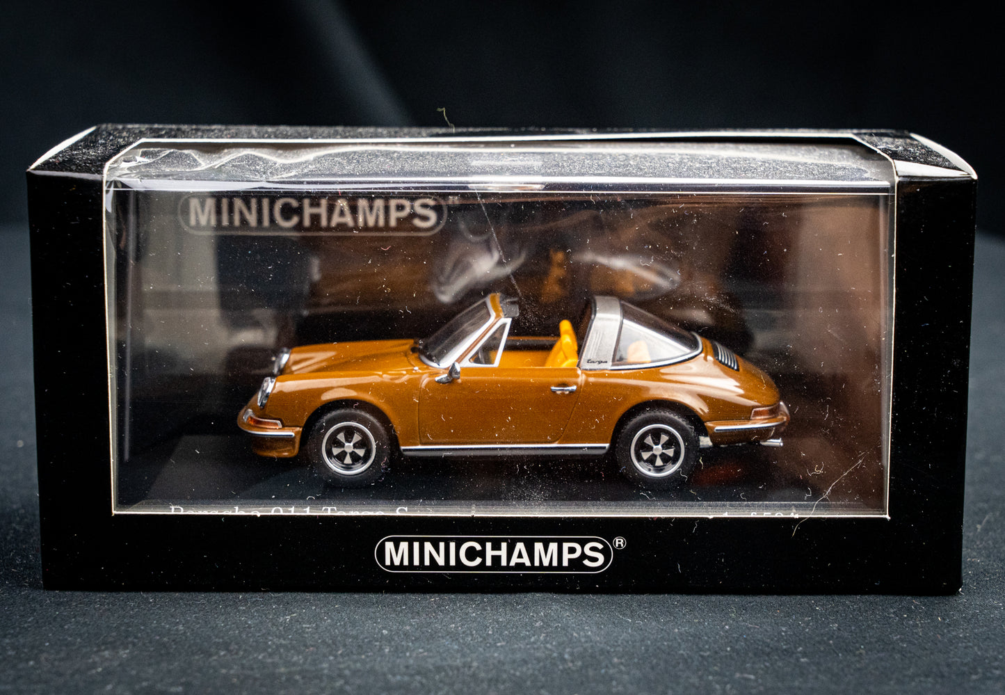 Porsche 911 Targa S 1972 Sepiabraun - Minichamps 1:43 limitiert auf 504 Stk.