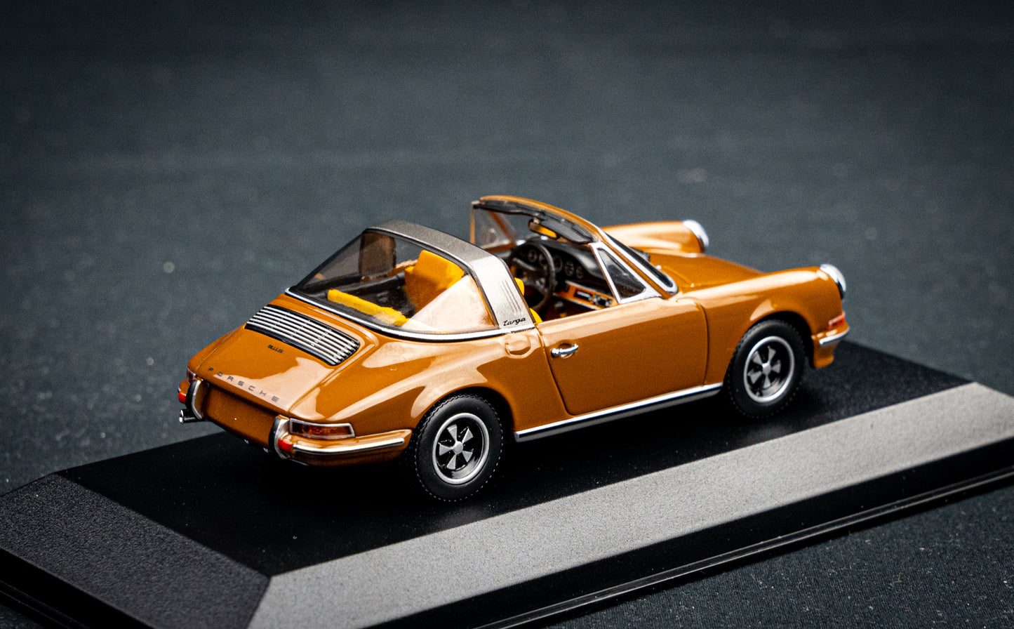 Porsche 911 Targa S 1972 Sepiabraun - Minichamps 1:43 limitiert auf 504 Stk.