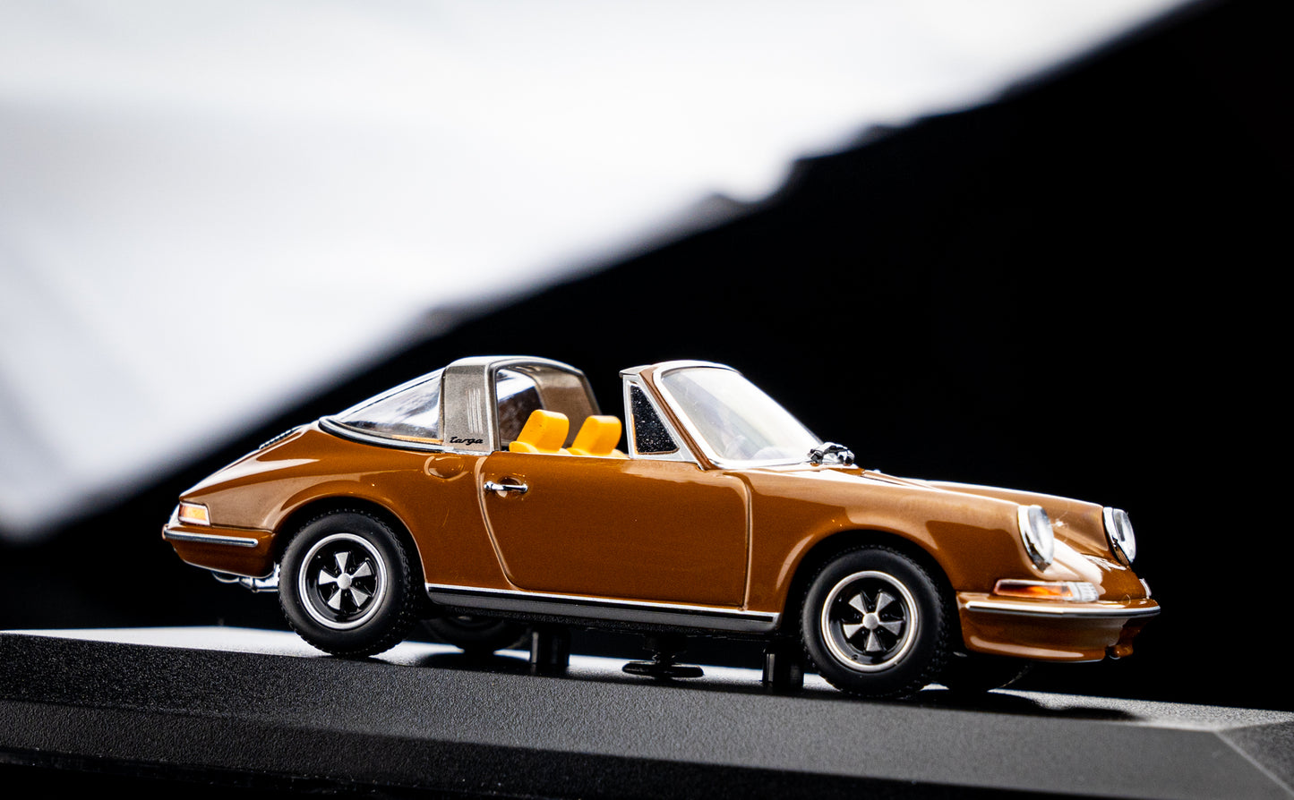 Porsche 911 Targa S 1972 Sepiabraun - Minichamps 1:43 limitiert auf 504 Stk.