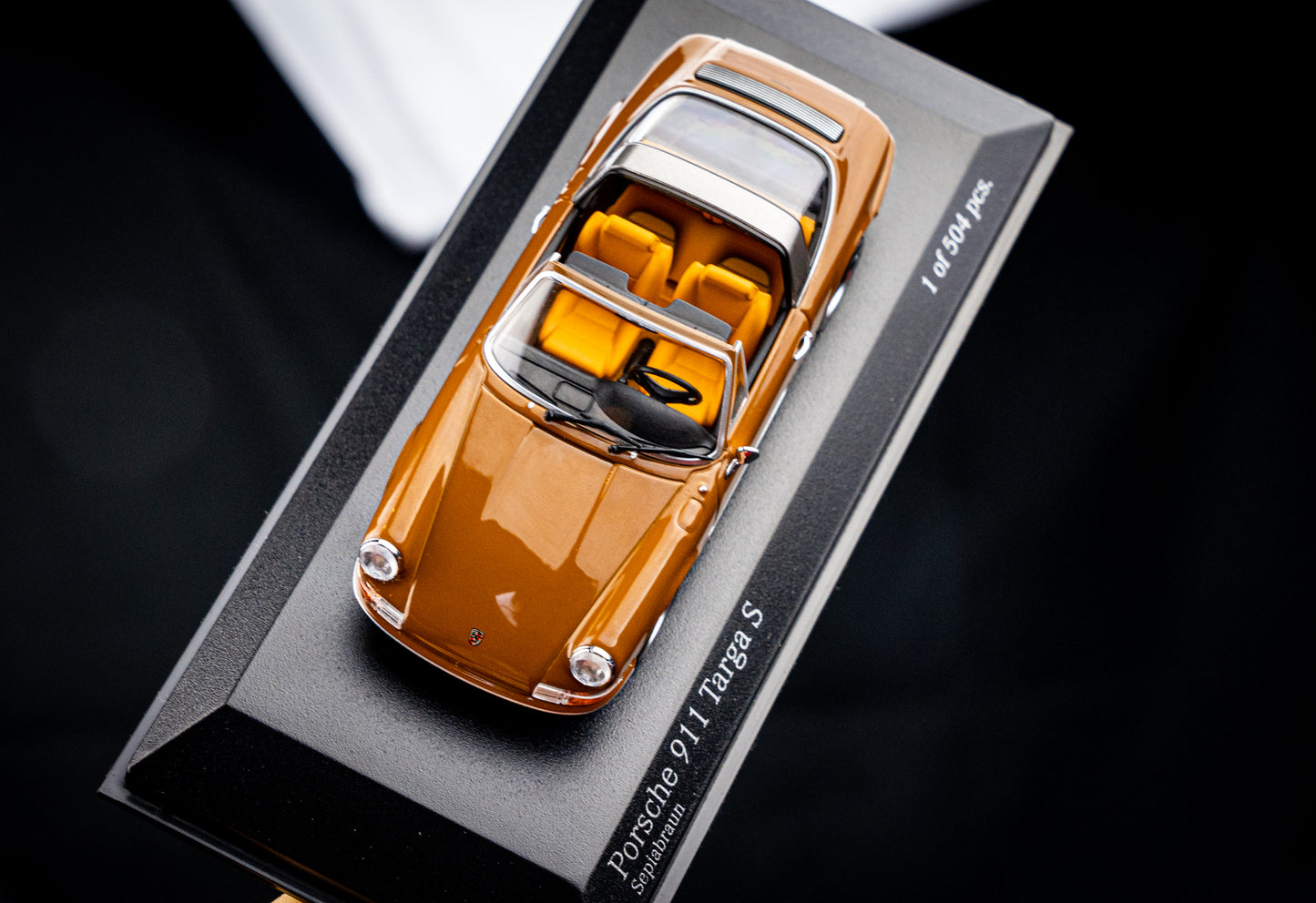Porsche 911 Targa S 1972 Sepiabraun - Minichamps 1:43 limitiert auf 504 Stk.