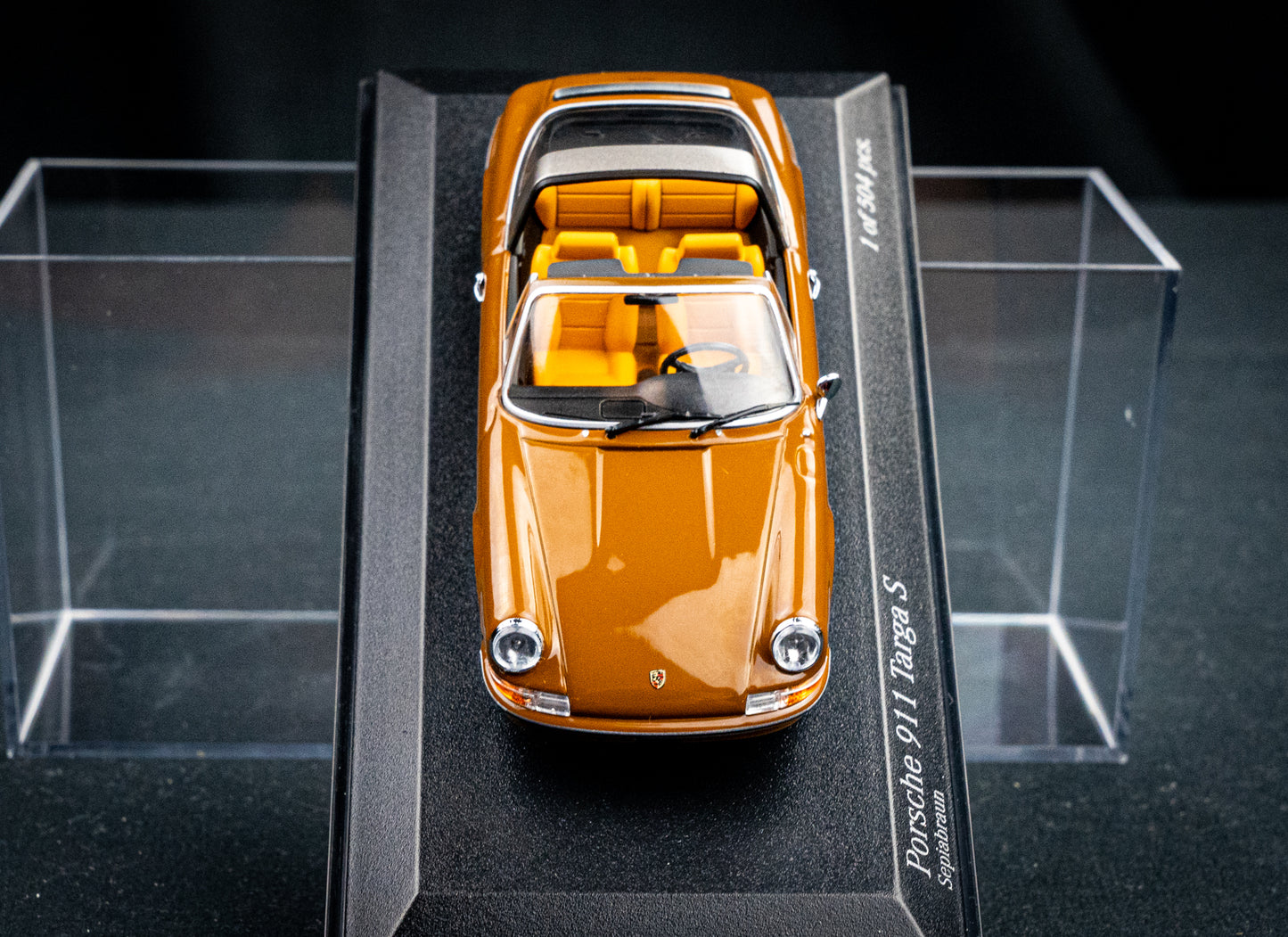 Porsche 911 Targa S 1972 Sepiabraun - Minichamps 1:43 limitiert auf 504 Stk.