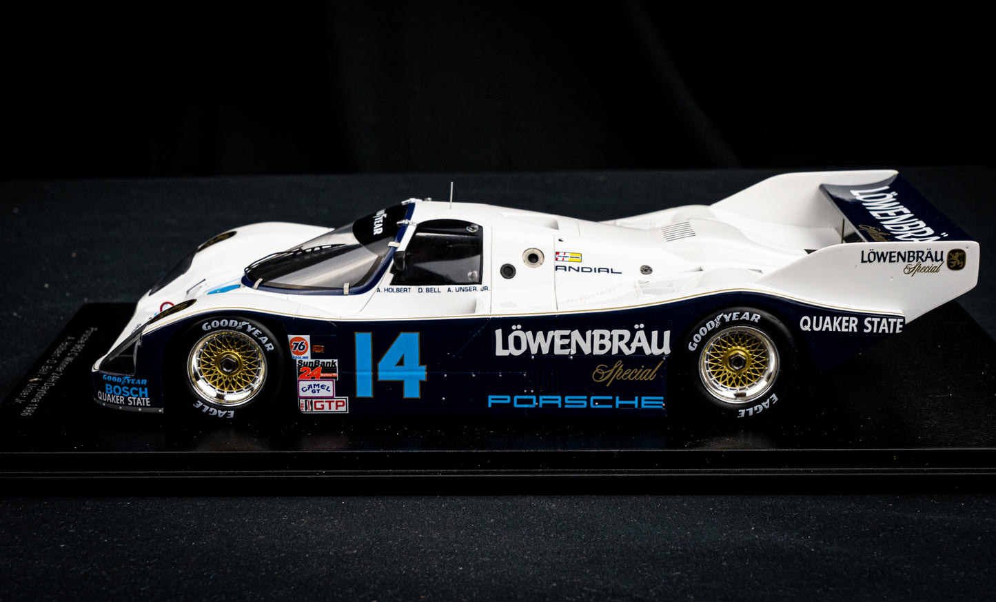 Porsche 962 C #14 Holbert / Bell / Unser jr. - Winner 24h Daytona 1986 - Spark 1:18