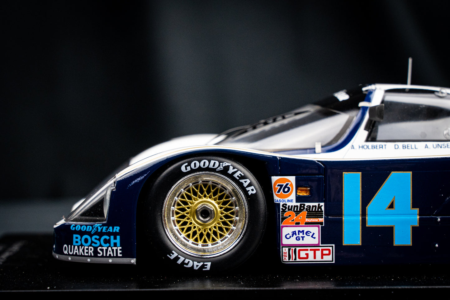 Porsche 962 C #14 Holbert / Bell / Unser jr. - Winner 24h Daytona 1986 - Spark 1:18