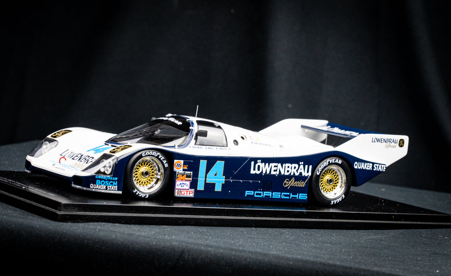 Porsche 962 C #14 Holbert / Bell / Unser jr. - Winner 24h Daytona 1986 - Spark 1:18
