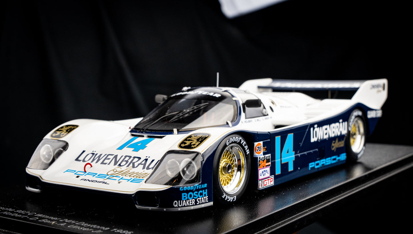 Porsche 962 C #14 Holbert / Bell / Unser jr. - Winner 24h Daytona 1986 - Spark 1:18