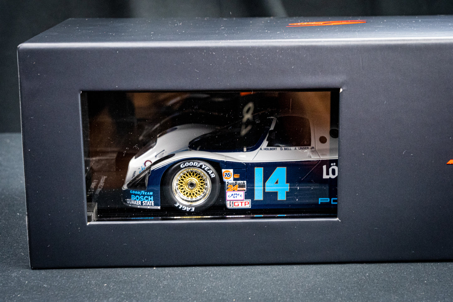 Porsche 962 C #14 Holbert / Bell / Unser jr. - Winner 24h Daytona 1986 - Spark 1:18