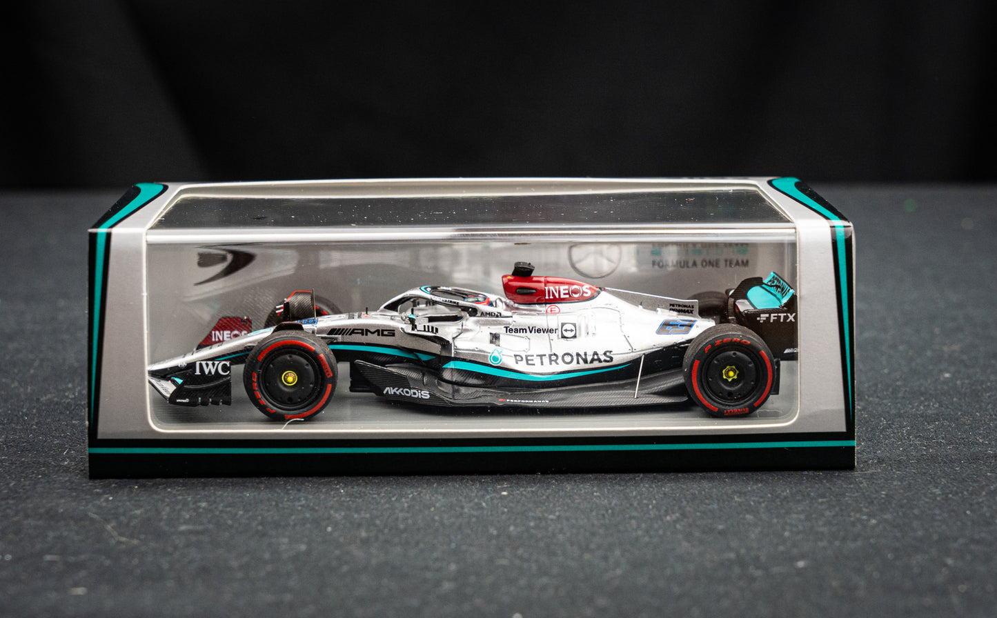 Georg Russell Mercedes-AMG W13E #63 2nd French GP 2022, Spark 1:43