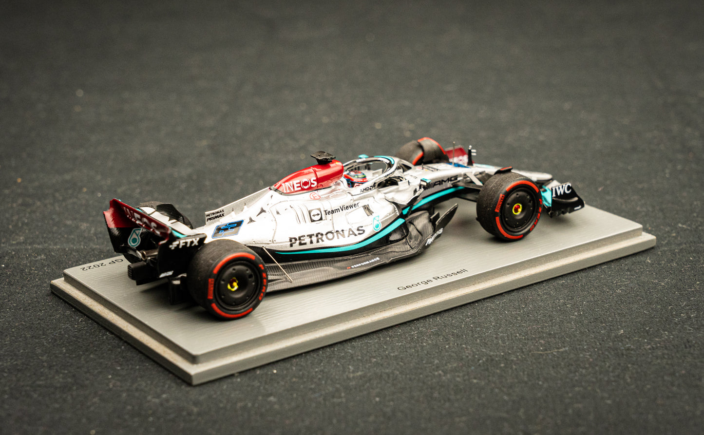 Georg Russell Mercedes-AMG W13E #63 2nd French GP 2022, Spark 1:43