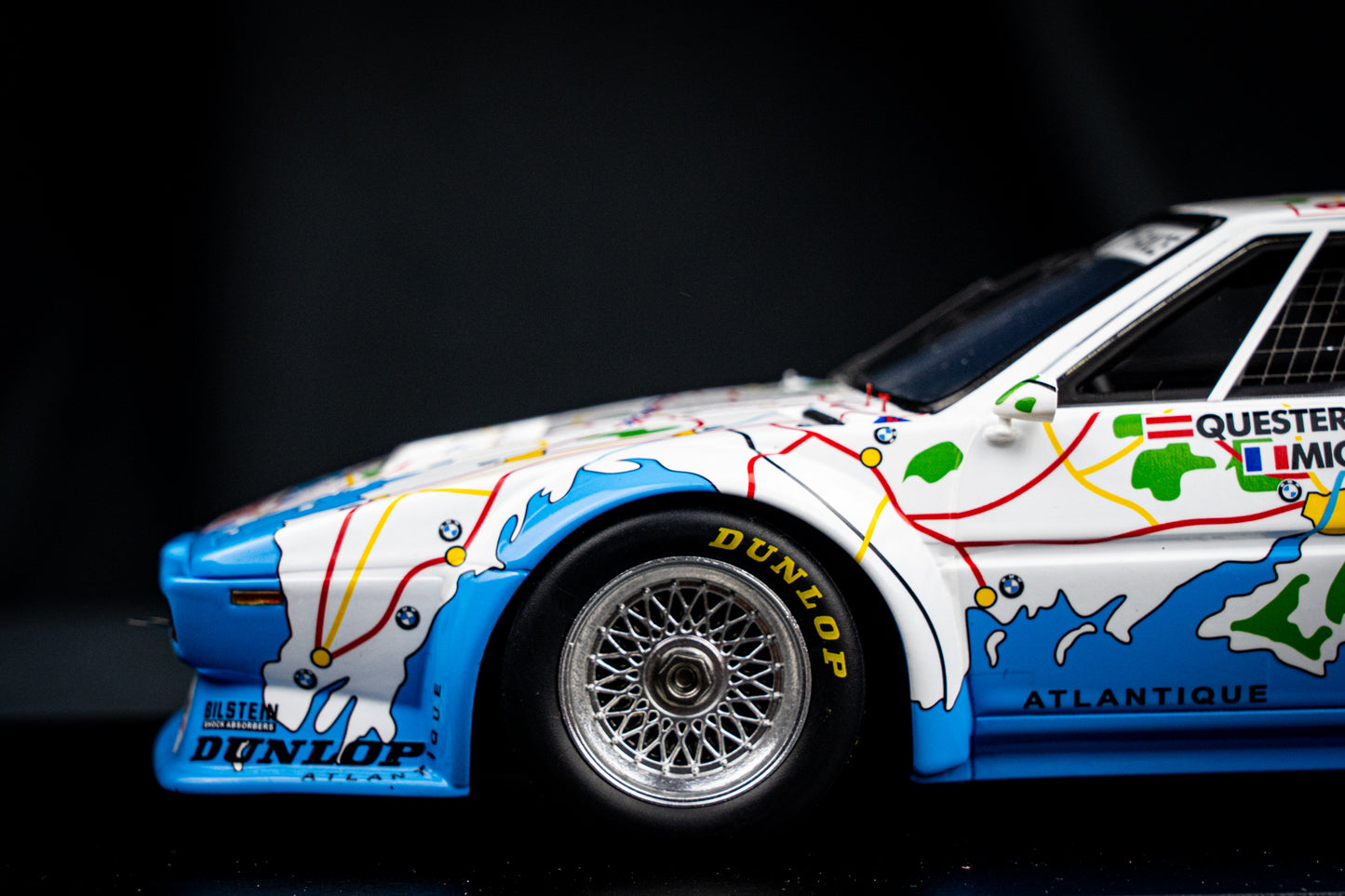 BMW M1 #83 Pironi / Quester / Mignot - 24h LeMans 1980 - Spark 1:18