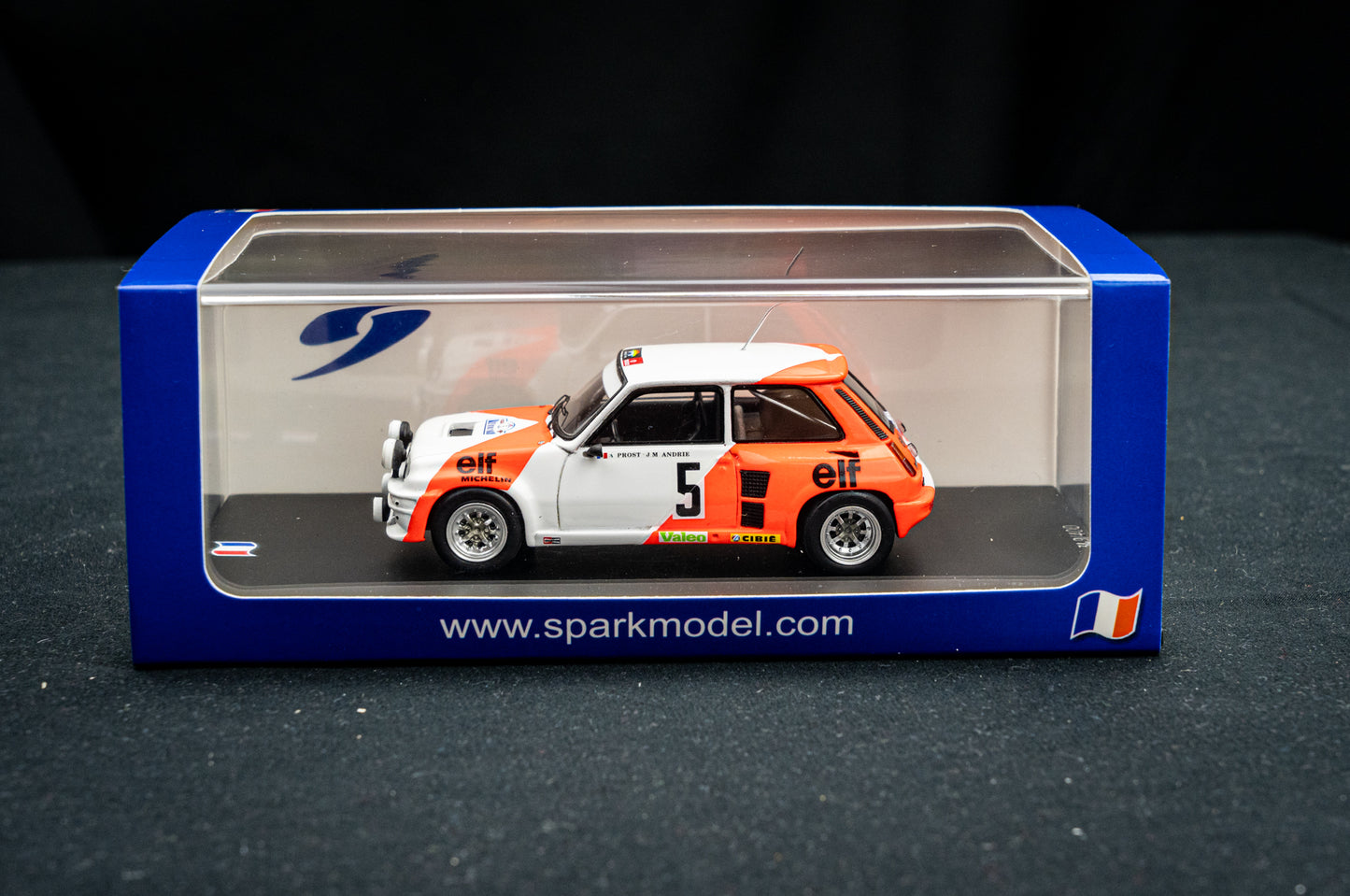 Renault 5 Turbo #5 lim. 400 Stk. A. Prost / J.M. Andrie Rallye du Var 1982 - Spark 1:43