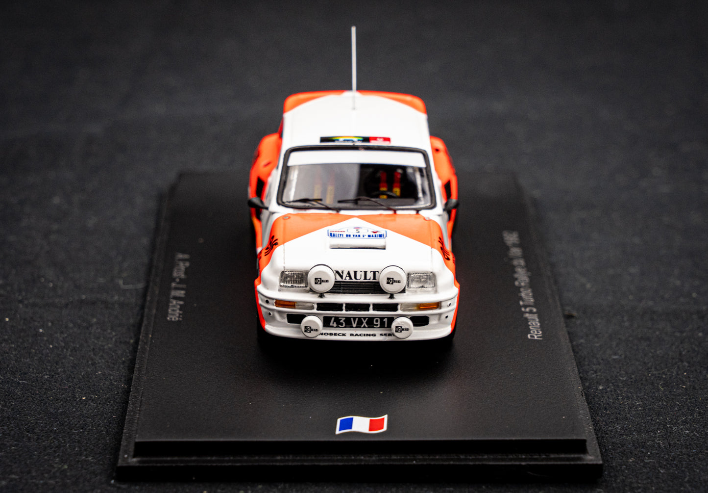 Renault 5 Turbo #5 lim. 400 Stk. A. Prost / J.M. Andrie Rallye du Var 1982 - Spark 1:43