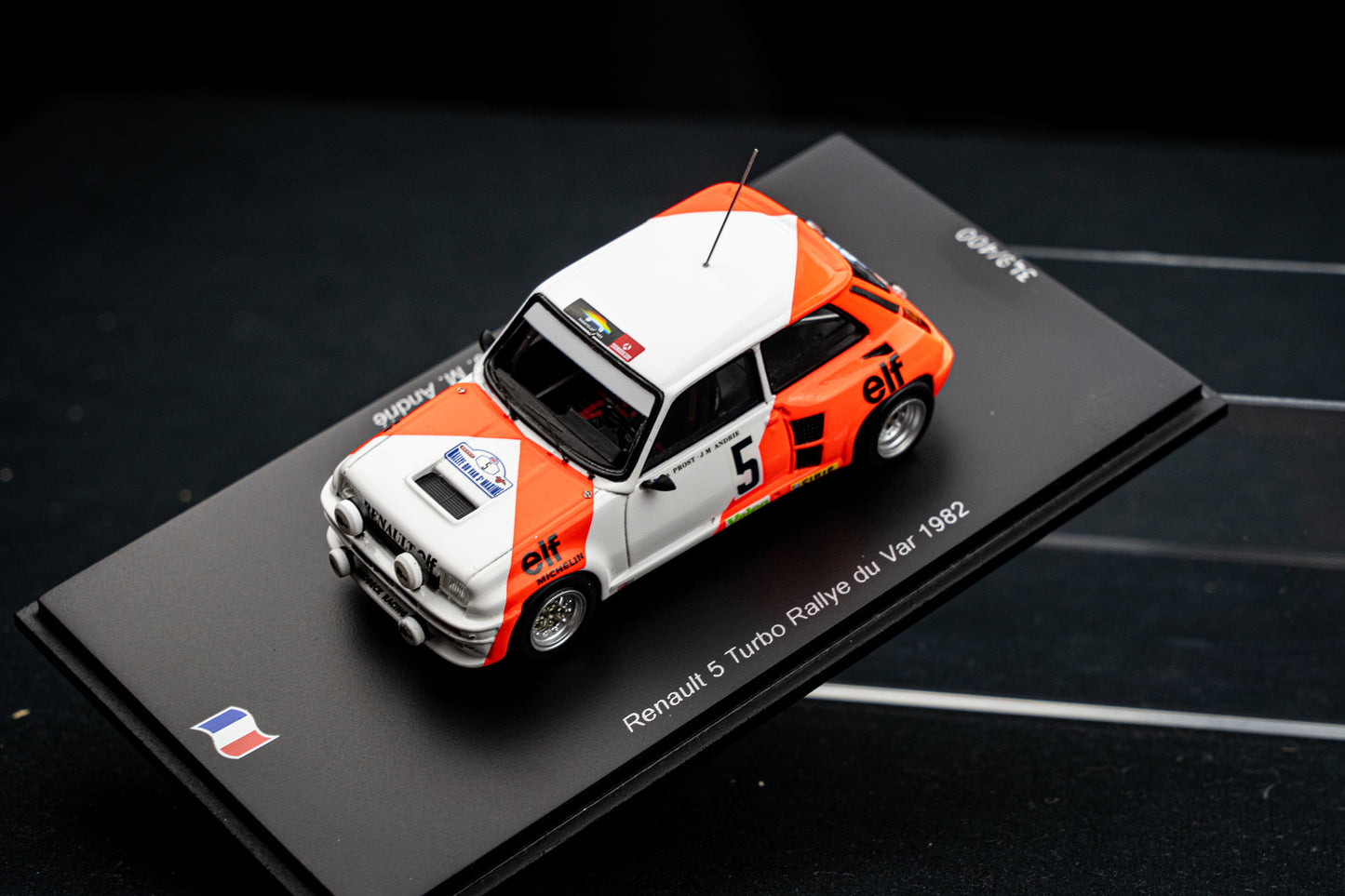 Renault 5 Turbo #5 lim. 400 Stk. A. Prost / J.M. Andrie Rallye du Var 1982 - Spark 1:43
