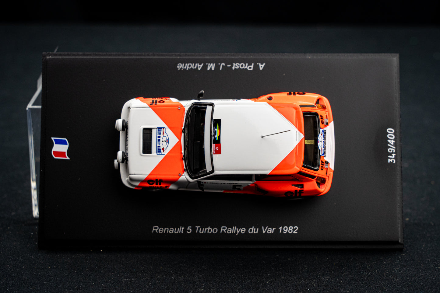 Renault 5 Turbo #5 lim. 400 Stk. A. Prost / J.M. Andrie Rallye du Var 1982 - Spark 1:43
