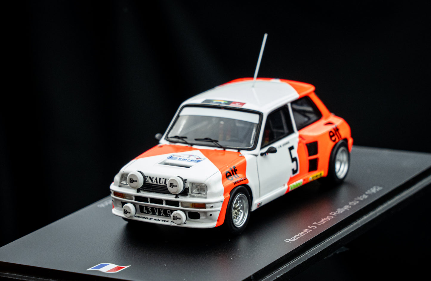 Renault 5 Turbo #5 lim. 400 Stk. A. Prost / J.M. Andrie Rallye du Var 1982 - Spark 1:43