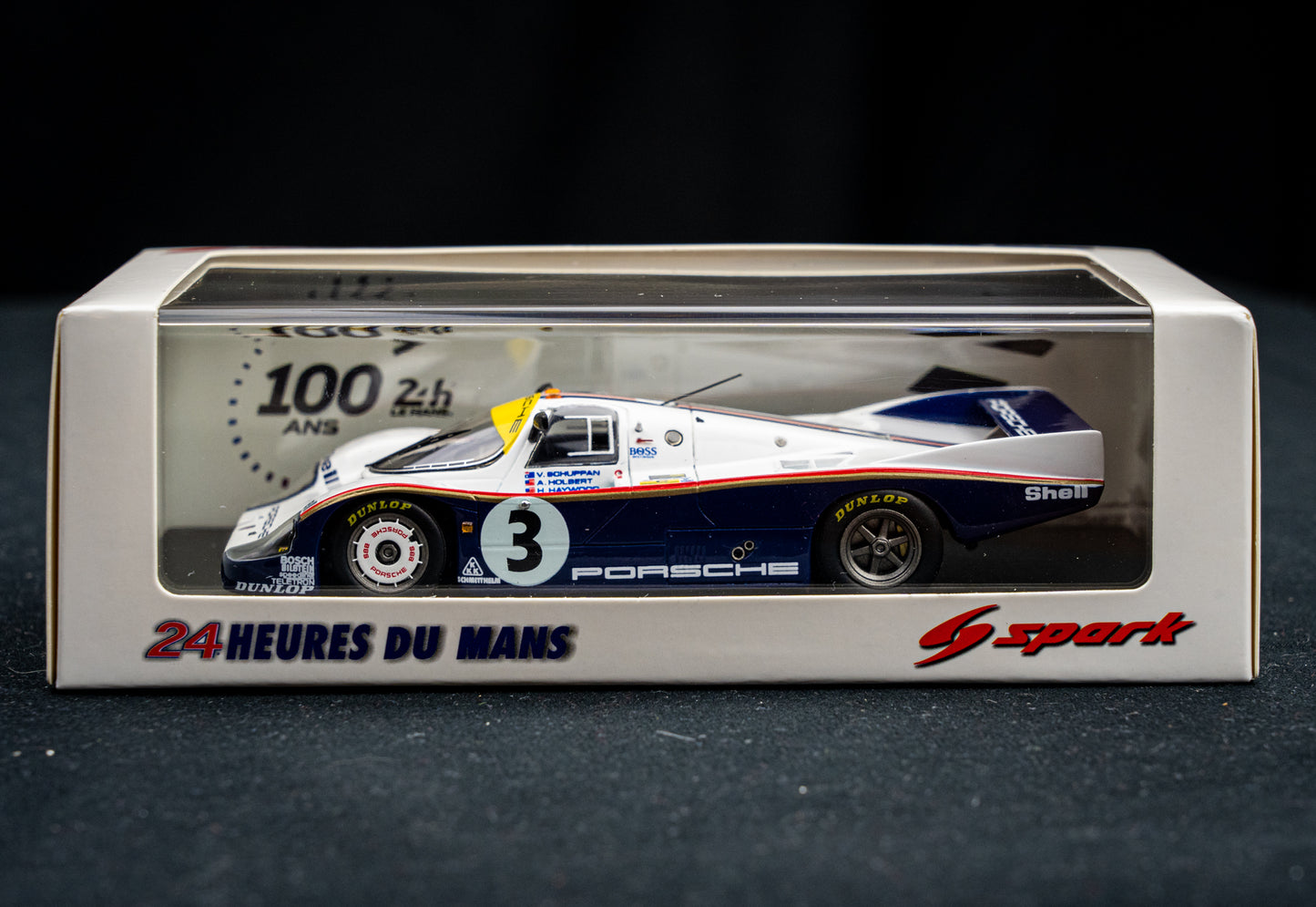 Porsche 956 #3 Holbert / Haywood / Schuppan - Sieger 24h LeMans 1983 - Spark 1:43