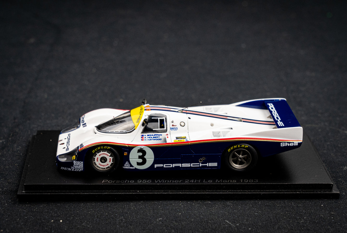 Porsche 956 #3 Holbert / Haywood / Schuppan - Sieger 24h LeMans 1983 - Spark 1:43