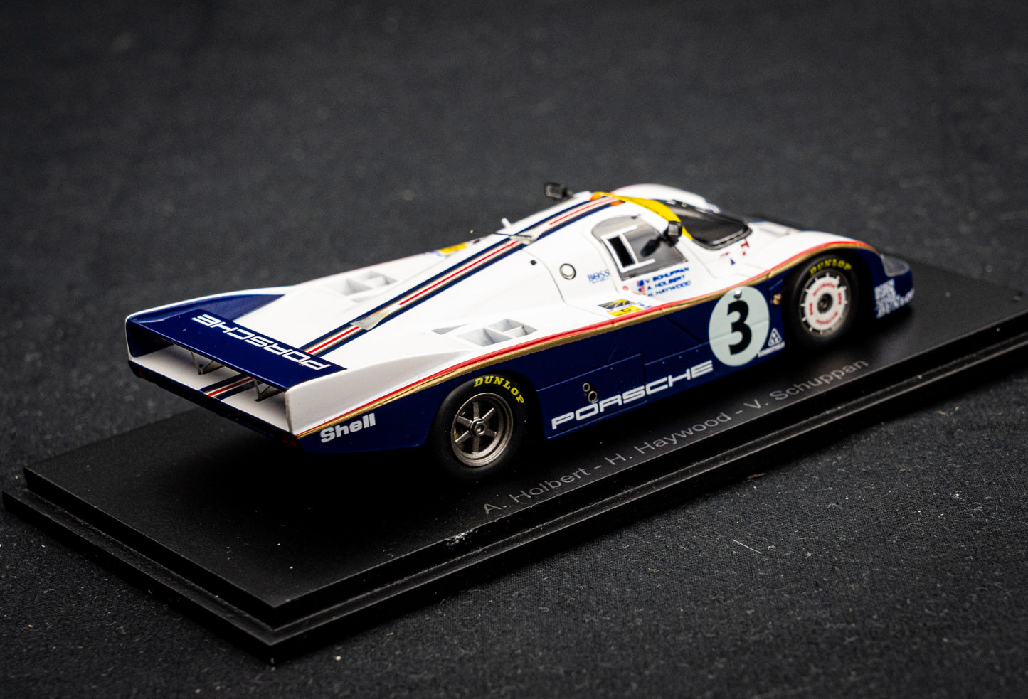 Porsche 956 #3 Holbert / Haywood / Schuppan - Sieger 24h LeMans 1983 - Spark 1:43