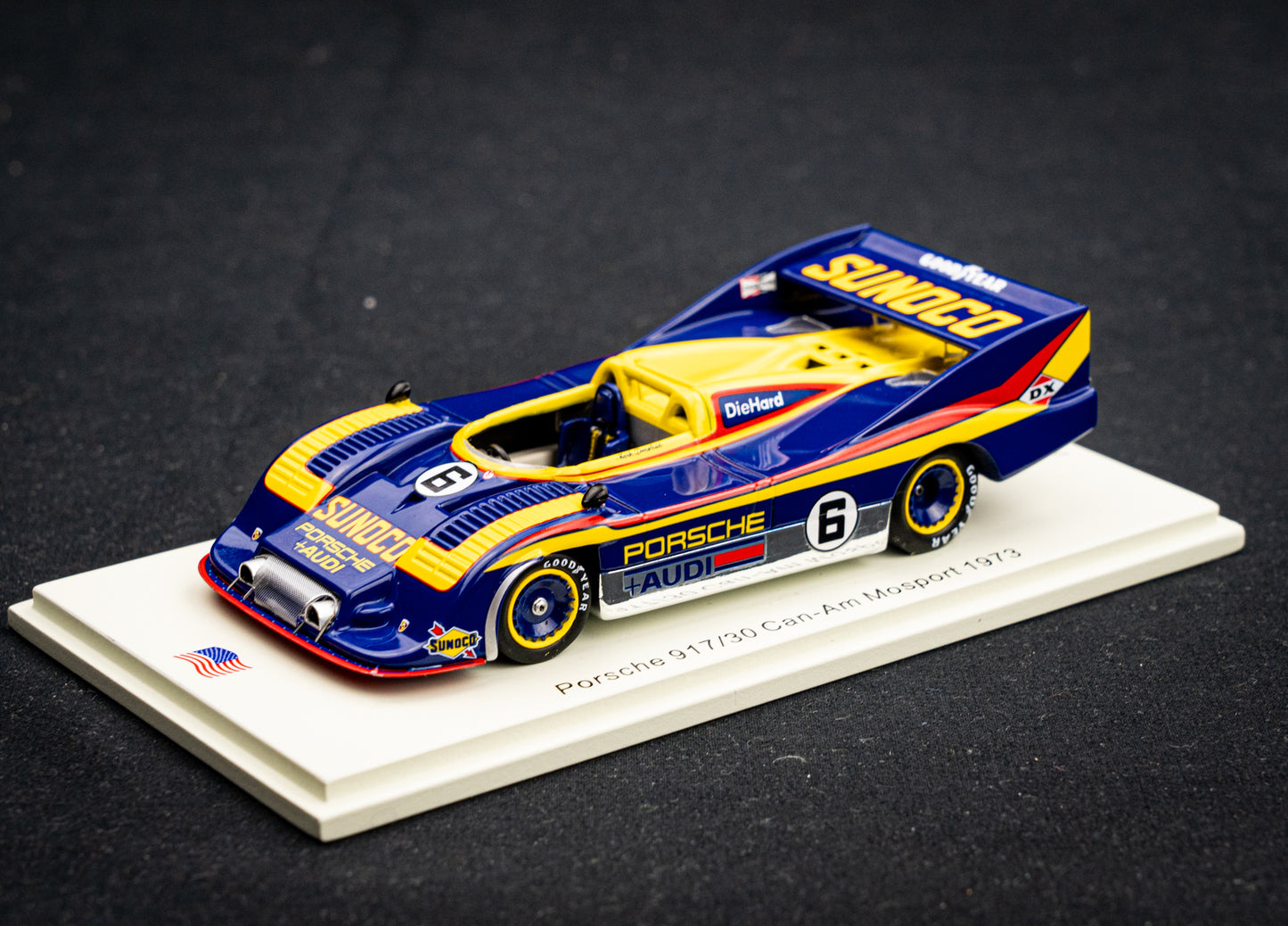 Porsche 917/30 #6 Mark Donohue - CanAm Mosport 1973 - Spark 1:43