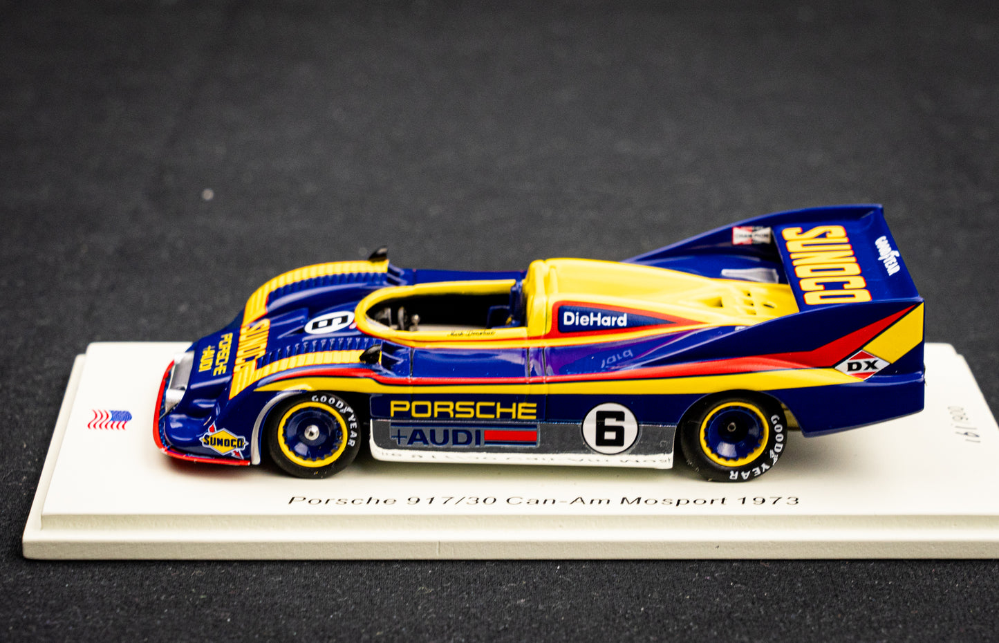 Porsche 917/30 #6 Mark Donohue - CanAm Mosport 1973 - Spark 1:43