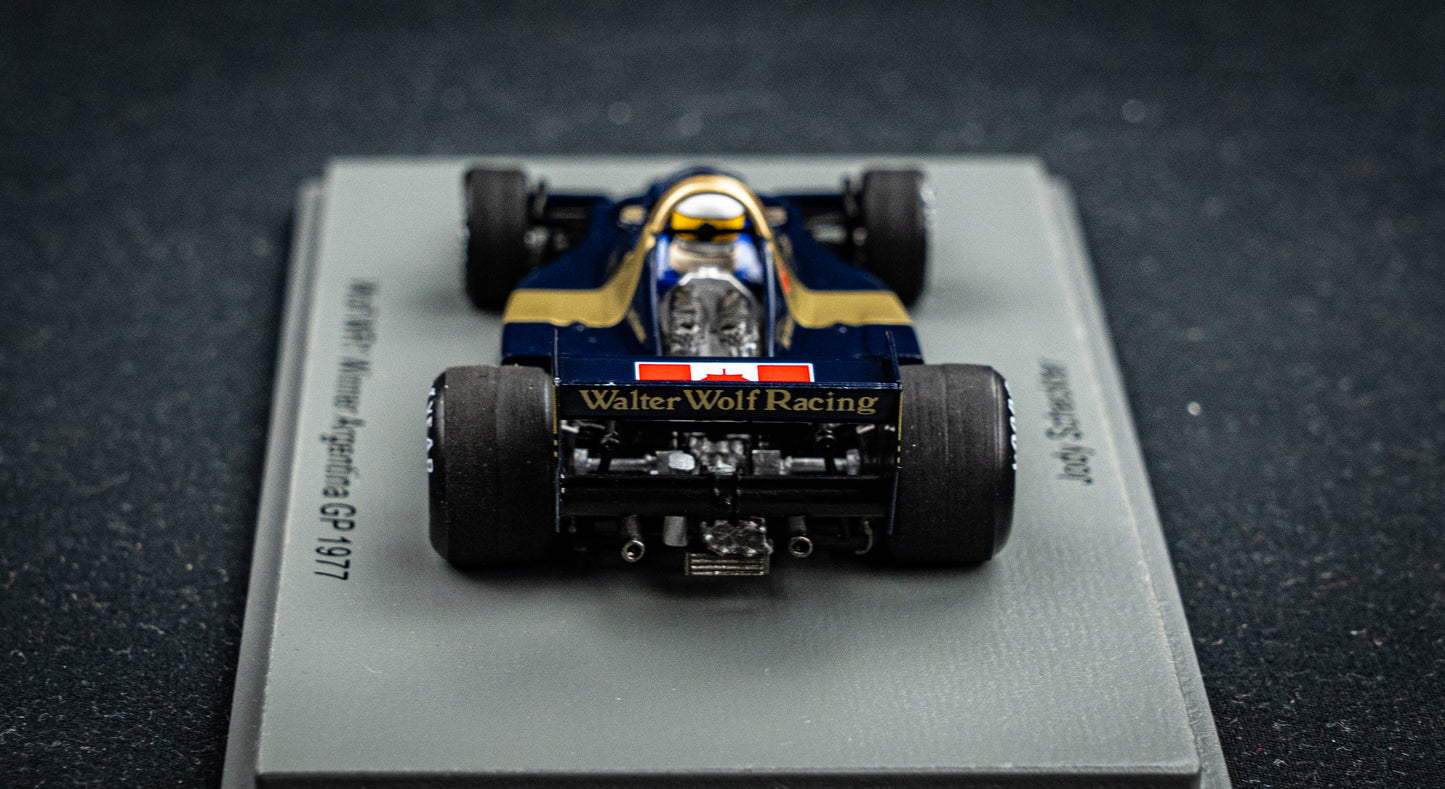 Wolf WR1 #20 Jody Scheckter - Sieger GP Argentina 1977 Spark 1:43