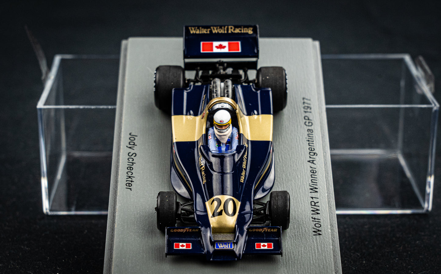 Wolf WR1 #20 Jody Scheckter - Sieger GP Argentina 1977 Spark 1:43