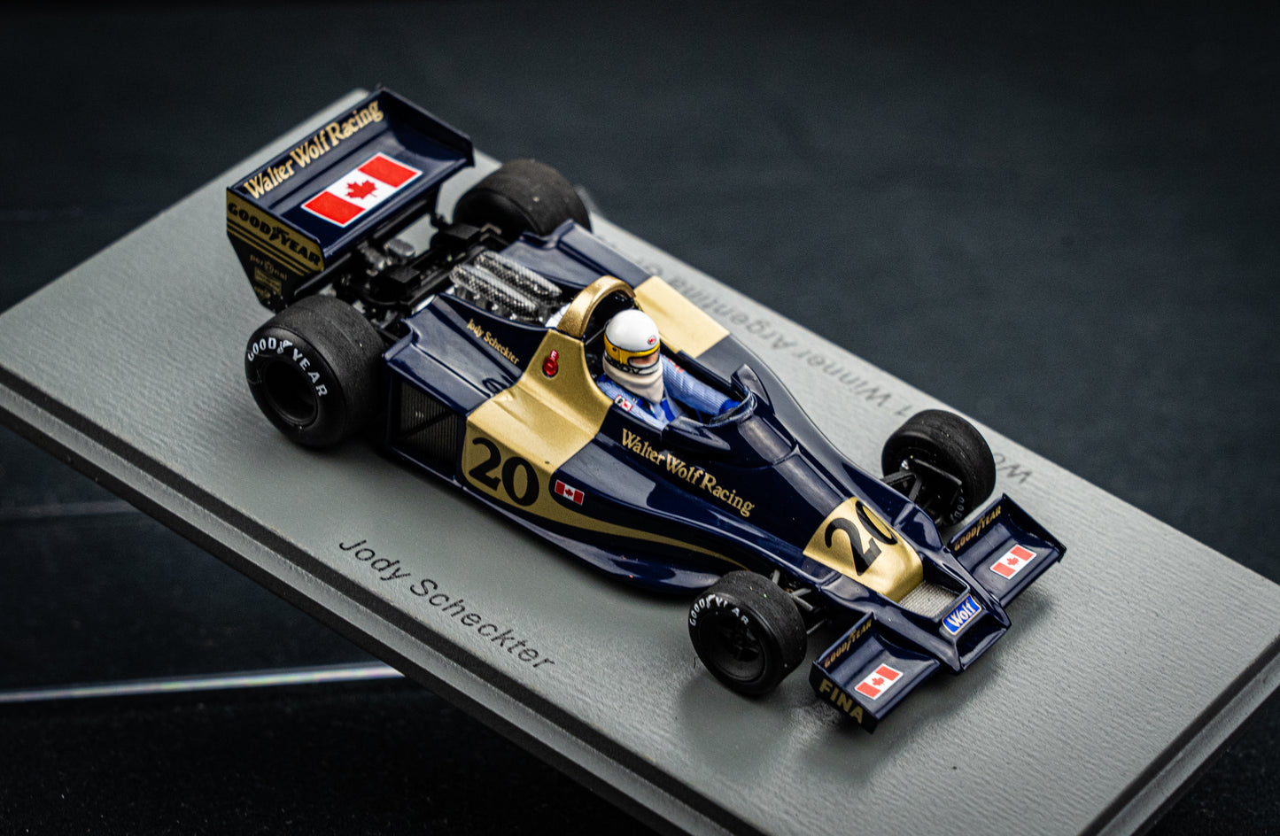 Wolf WR1 #20 Jody Scheckter - Sieger GP Argentina 1977 Spark 1:43