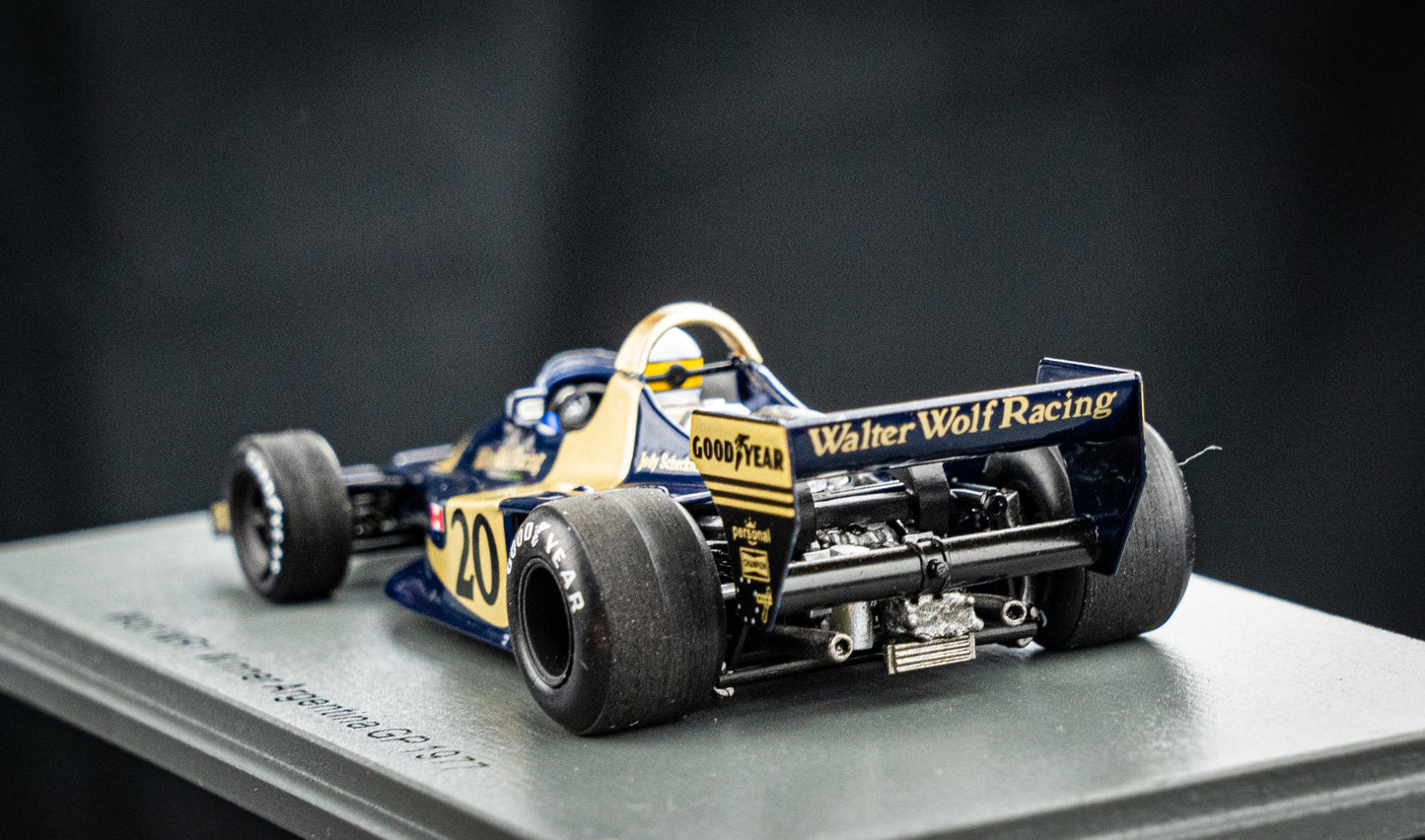Wolf WR1 #20 Jody Scheckter - Sieger GP Argentina 1977 Spark 1:43