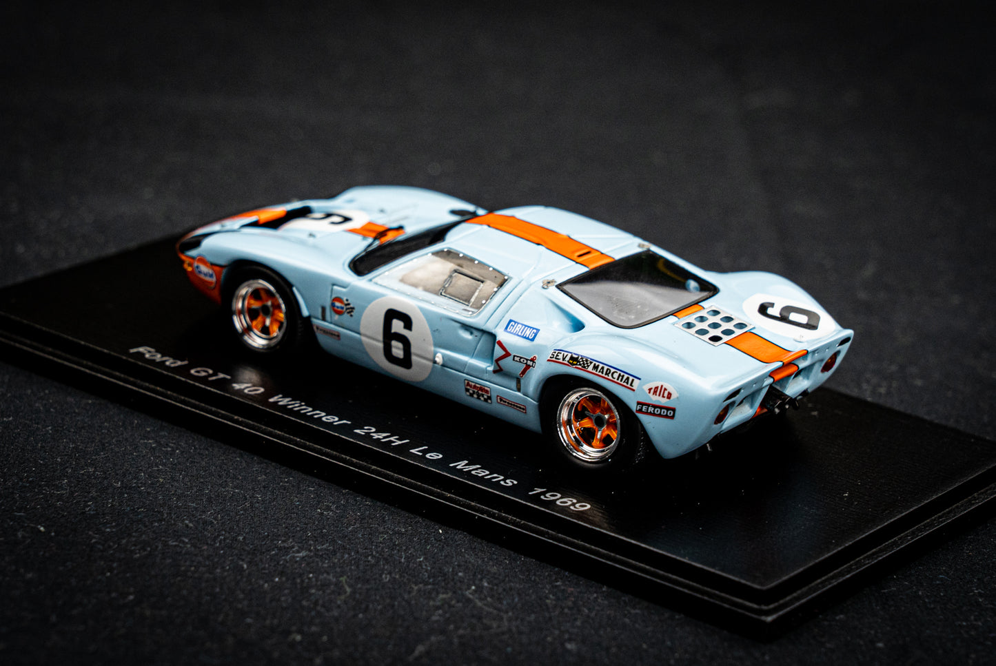 Ford GT40 no.6 J. Ickx / J. Oliver - Sieger 24h LeMans 1969 - Spark 1:43