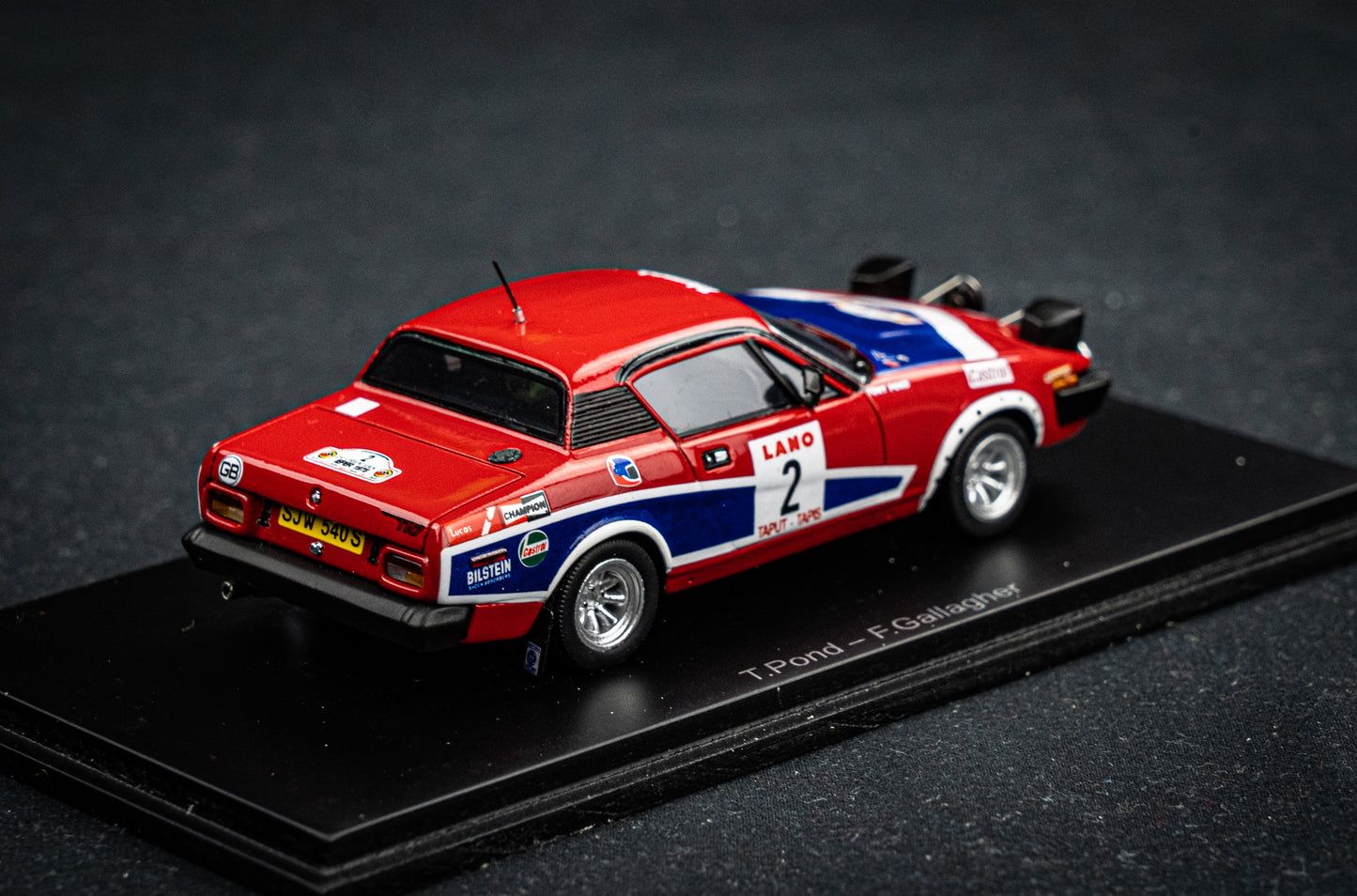 Triumph TR7 #2 T. Pond / F. Gallagher - Winner Ypern Rallye 1978 - Spark 1:43