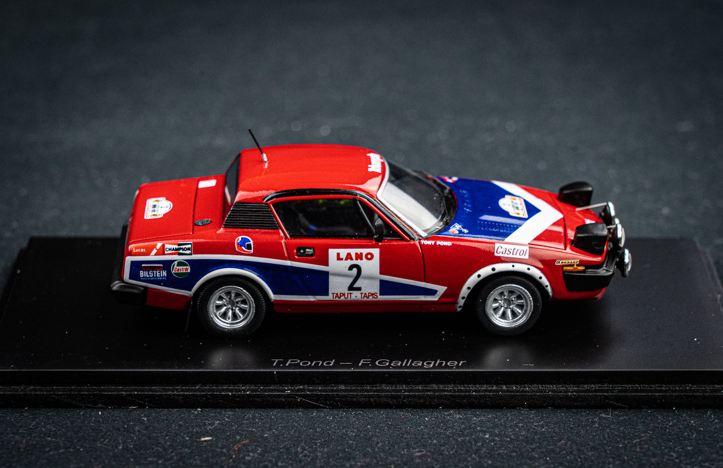 Triumph TR7 #2 T. Pond / F. Gallagher - Winner Ypern Rallye 1978 - Spark 1:43