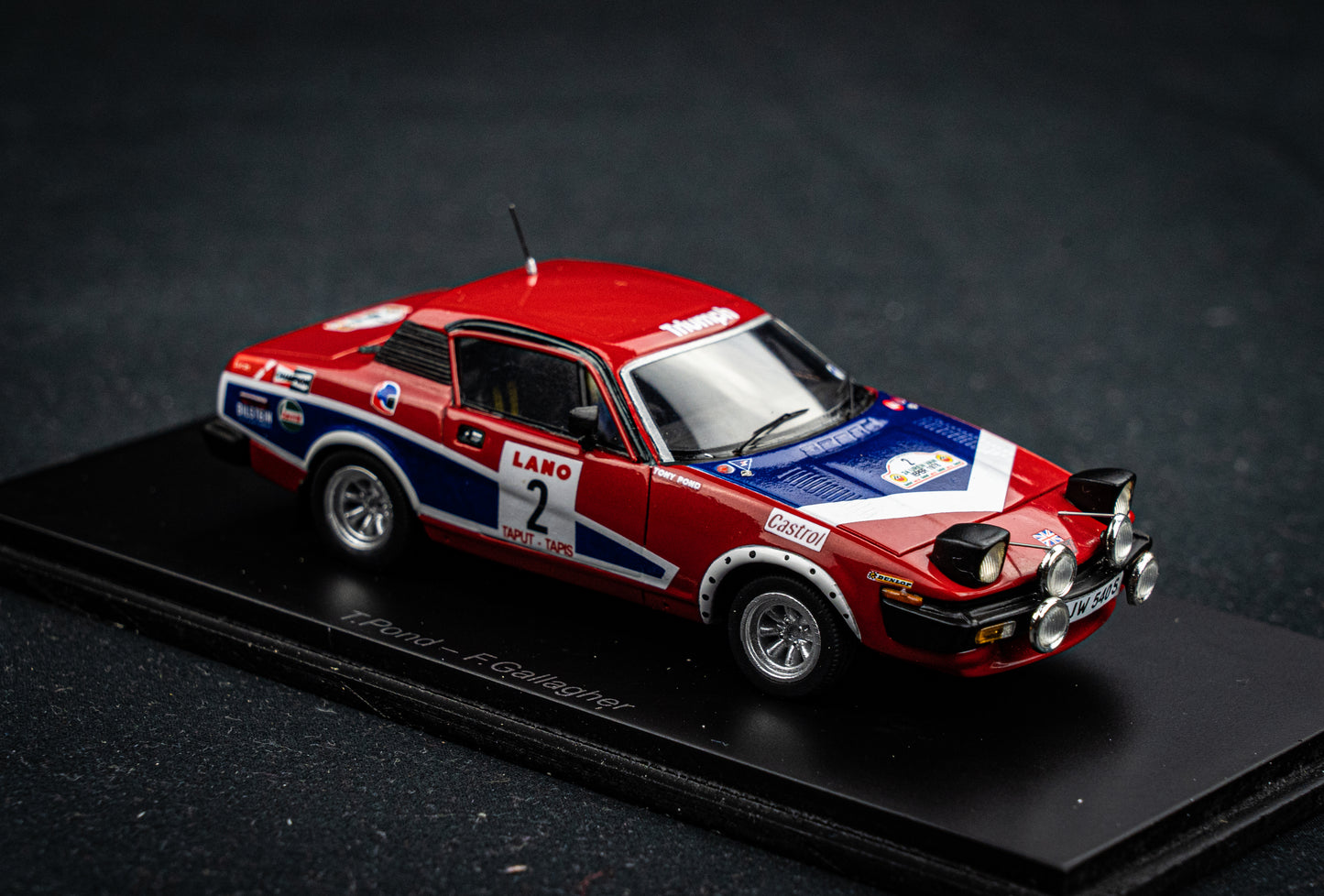 Triumph TR7 #2 T. Pond / F. Gallagher - Winner Ypern Rallye 1978 - Spark 1:43