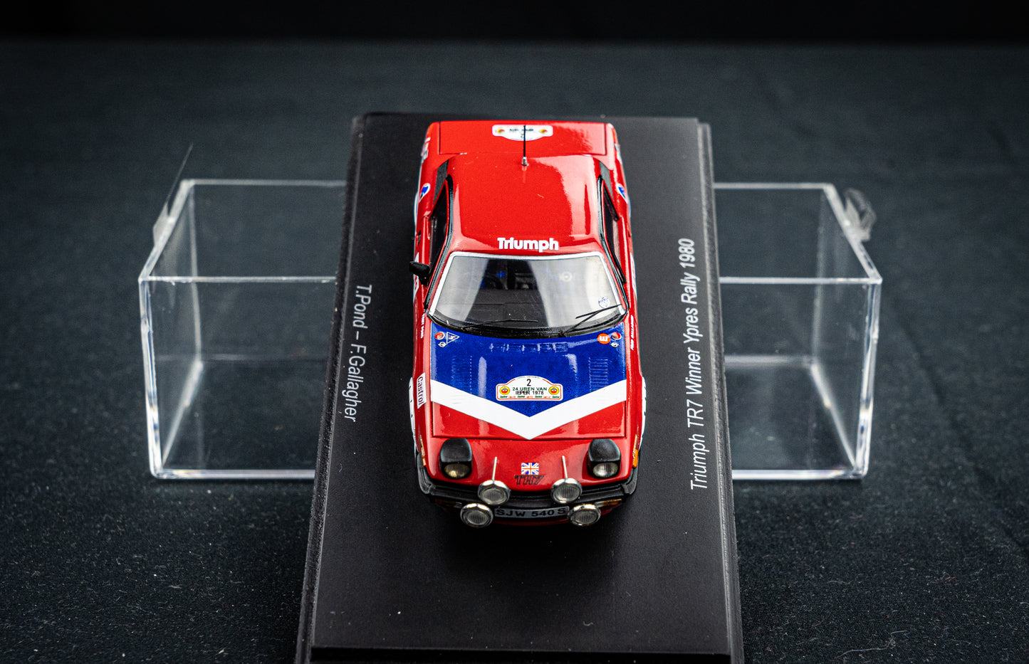 Triumph TR7 #2 T. Pond / F. Gallagher - Winner Ypern Rallye 1978 - Spark 1:43