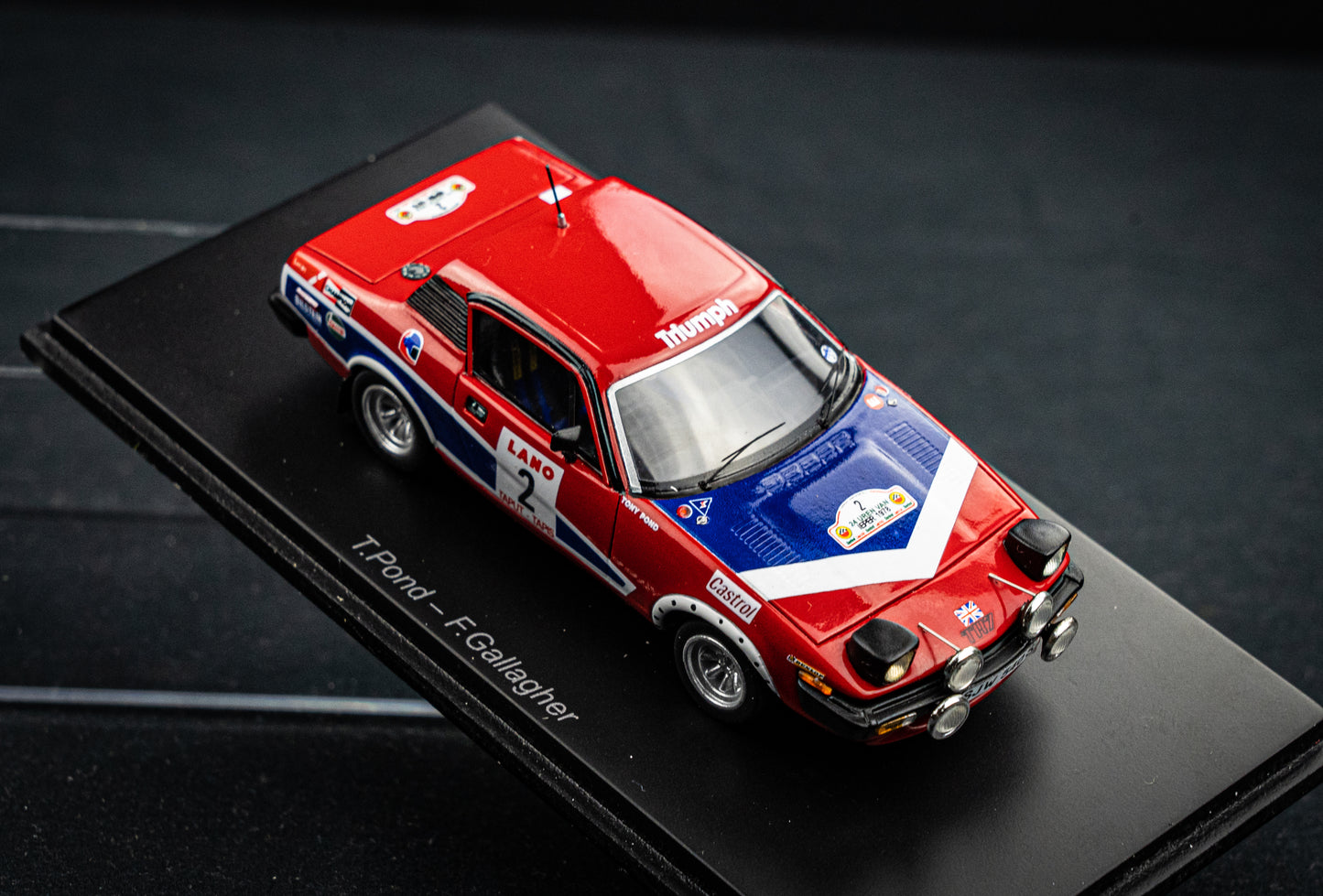 Triumph TR7 #2 T. Pond / F. Gallagher - Winner Ypern Rallye 1978 - Spark 1:43