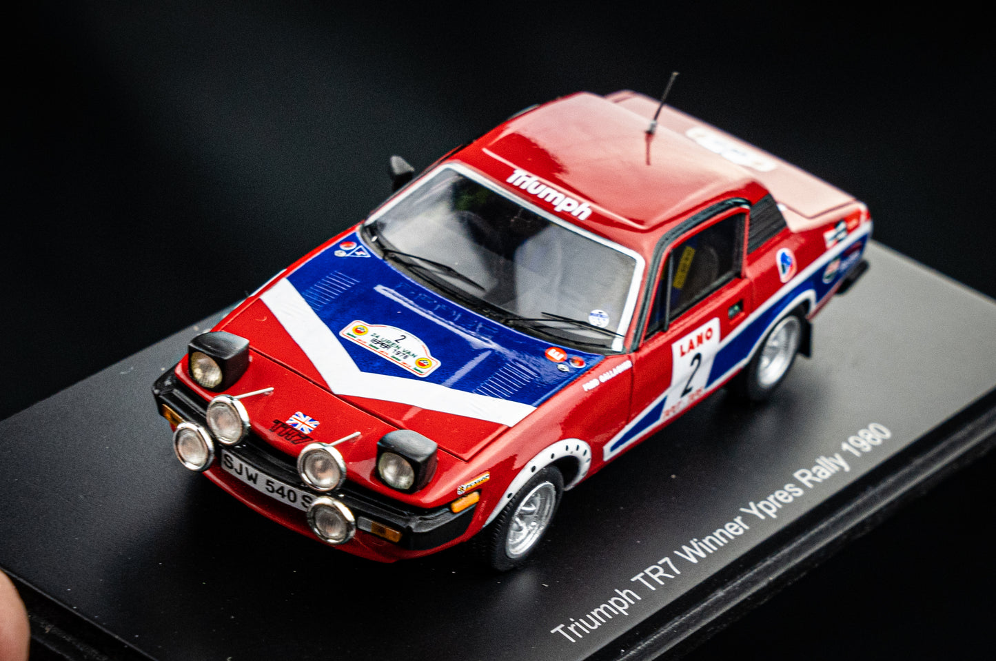 Triumph TR7 #2 T. Pond / F. Gallagher - Winner Ypern Rallye 1978 - Spark 1:43