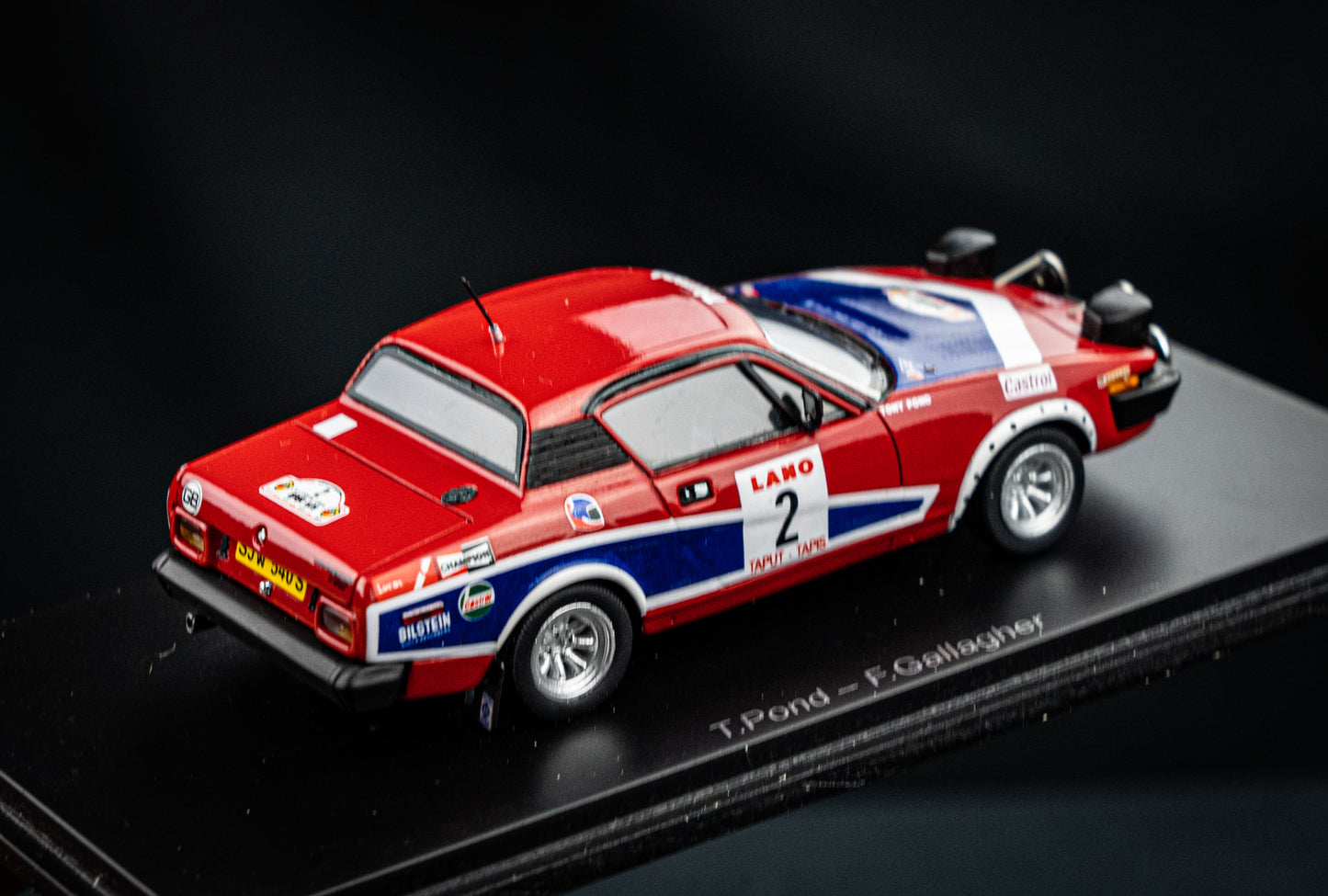 Triumph TR7 #2 T. Pond / F. Gallagher - Winner Ypern Rallye 1978 - Spark 1:43