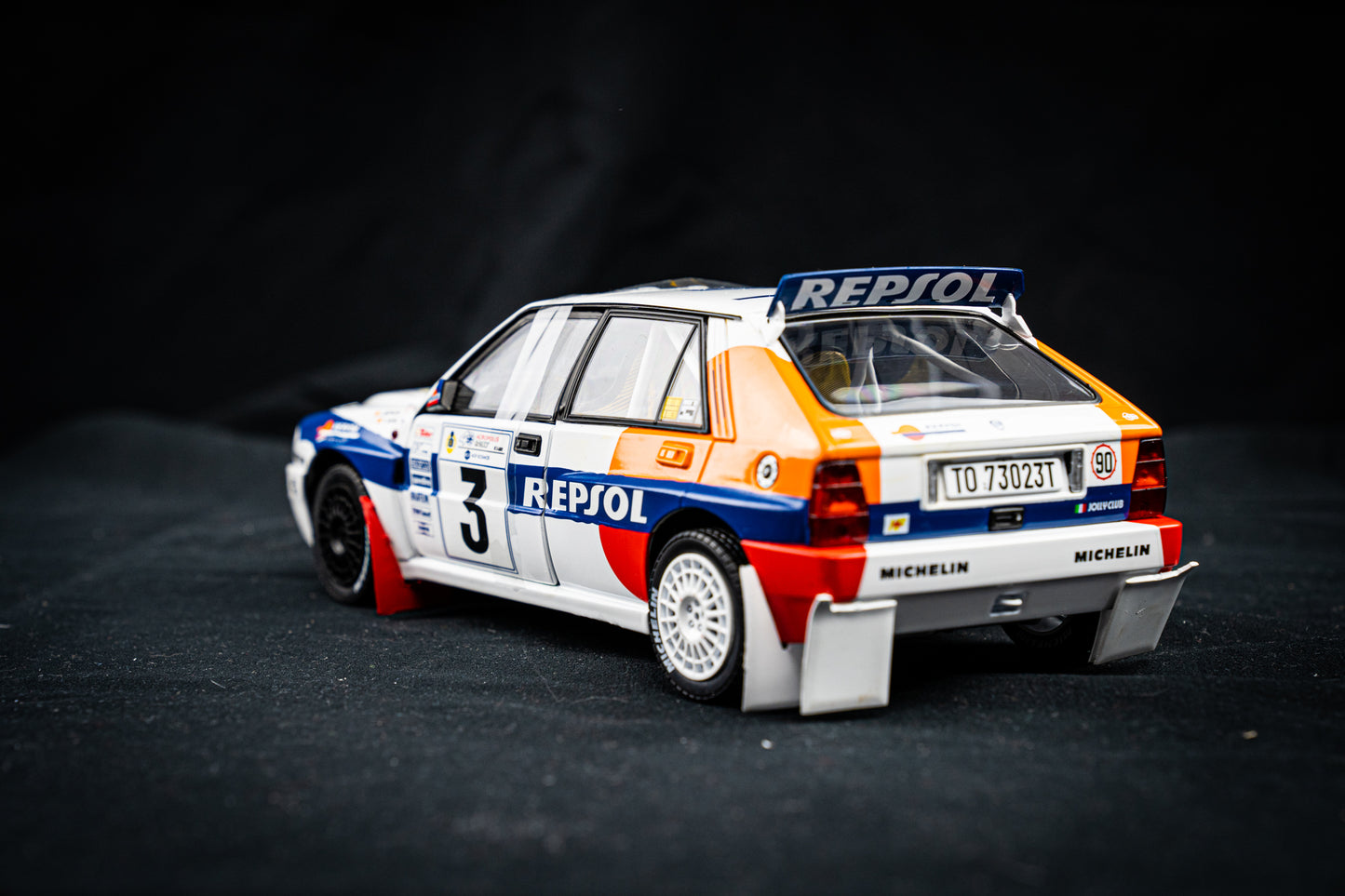 Lancia Delta HF Integrale #3 Sainz / Moya - Repsol Livery - Rallye Acropolis 1993 / Solido 1:18