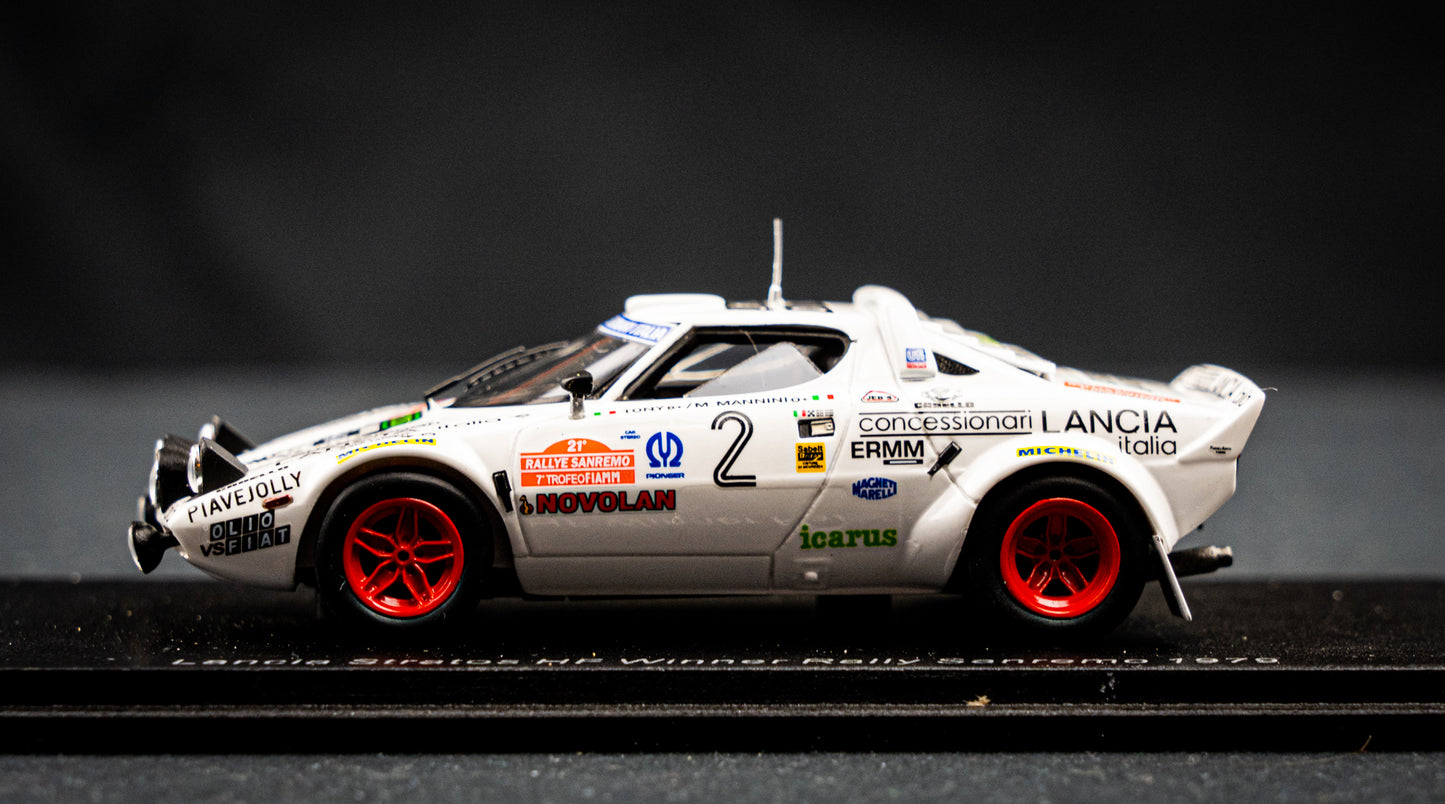 Lancia Stratos HF #4 "Tony" / M. Mannini - Winner Rallye San Remo 1979 1:43