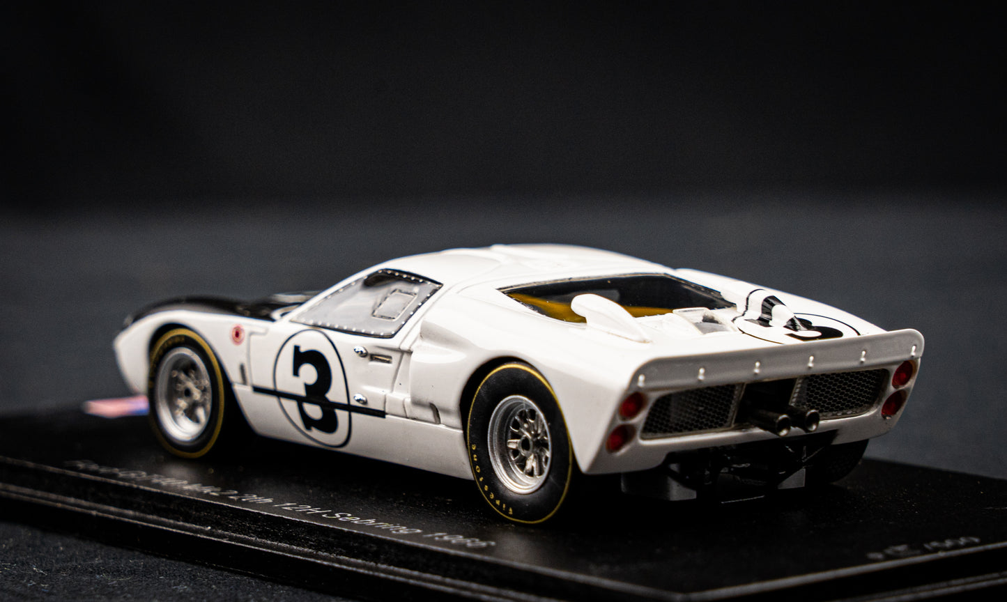 Ford GT40 Mk2 lim. edition 500 Stk. #3 W.Hansgen / M.Donohue 2nd 12h Sebring 1966 1:43