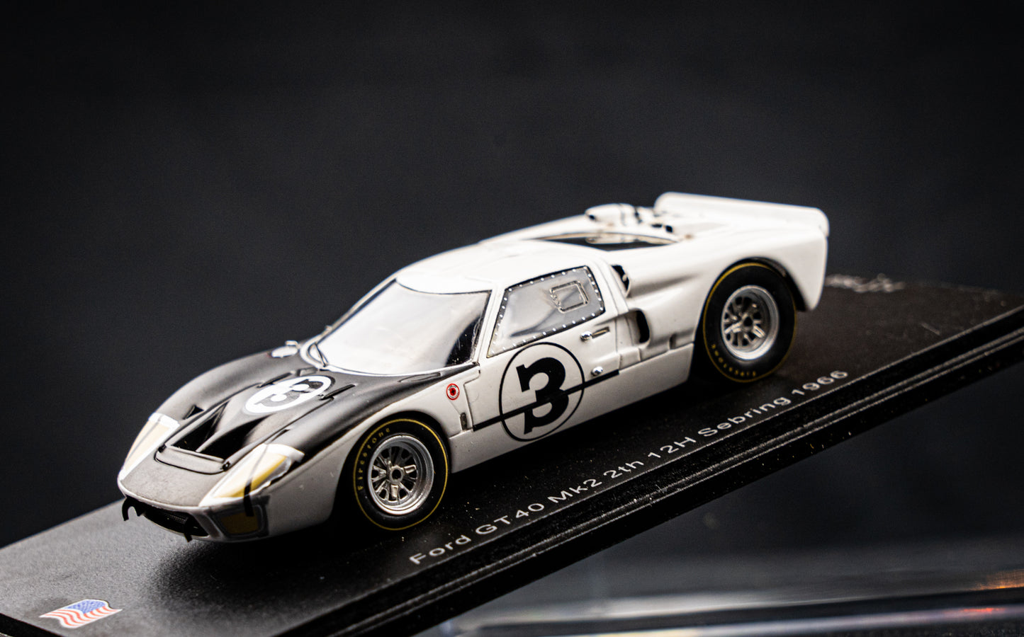 Ford GT40 Mk2 lim. edition 500 Stk. #3 W.Hansgen / M.Donohue 2nd 12h Sebring 1966 1:43