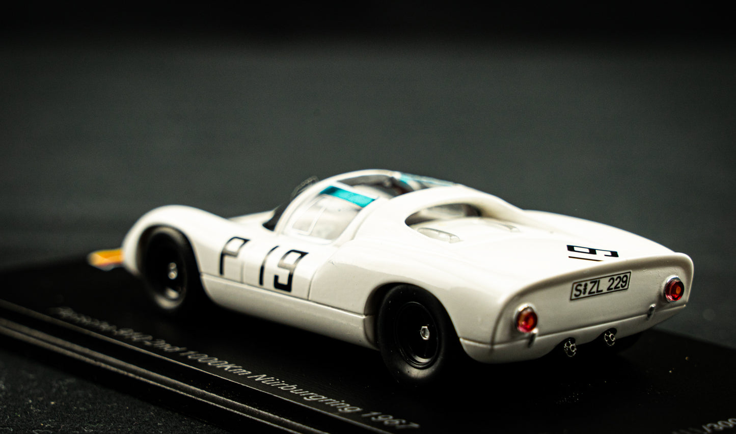 Porsche 910 #19 lim. edition 300 Stk. 2nd 1000km Nürburgring 1967 - Hawkings / Koch Spark 1:43